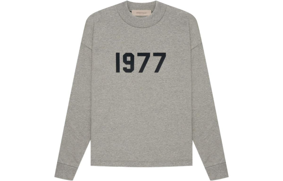 Fear of God Essentials SS22 Long Sleeve Tee Dark Oatmeal 1977 FOG-SS22-926 - 2