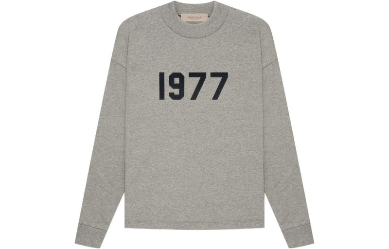 ESSENTIALS Fear of God Essentials SS22 Long Sleeve Tee Dark Oatmeal 1977 FOG-SS22-926 outlook