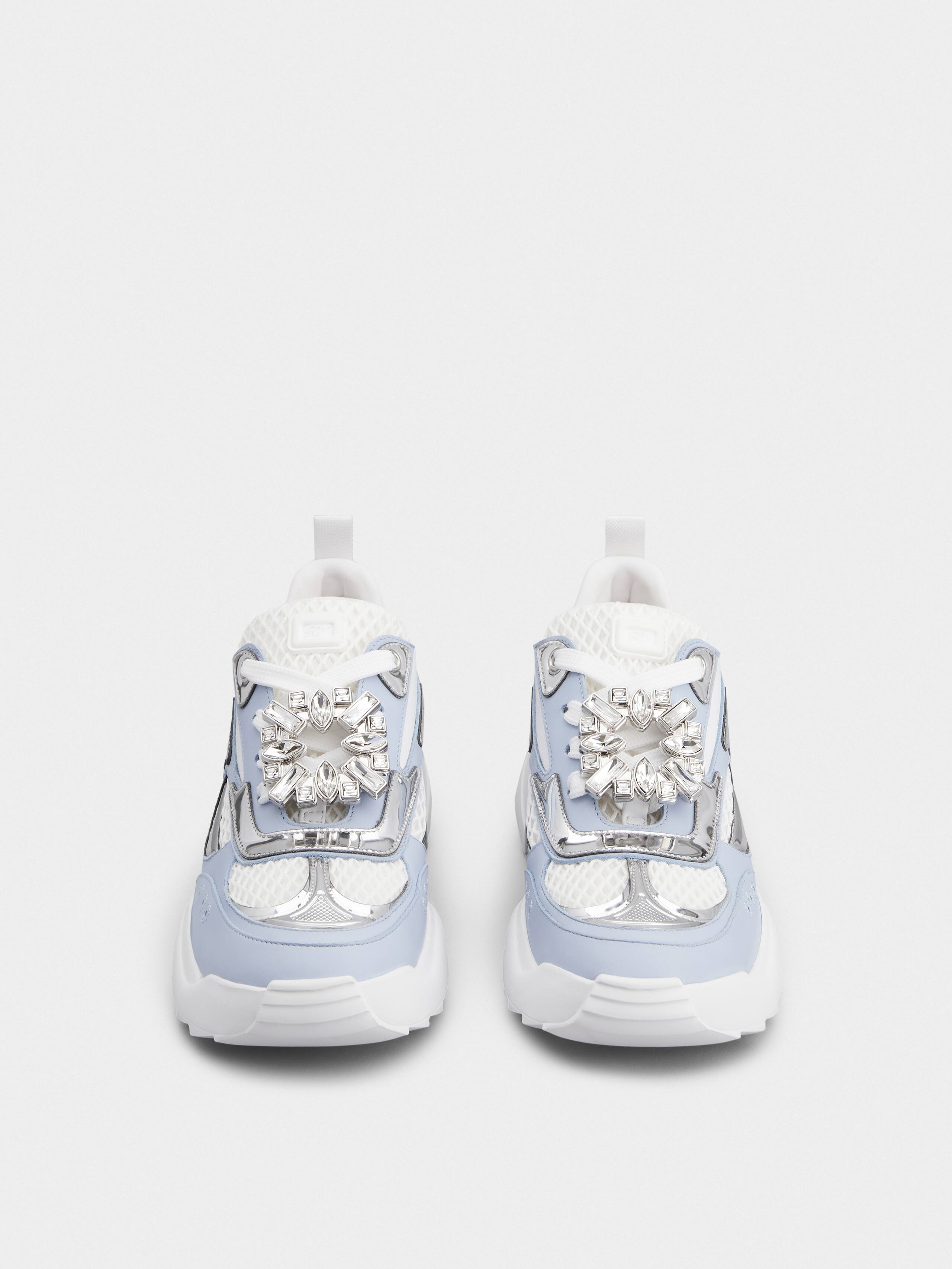 Viv' on the Run Sneakers in leather and fabric - 7