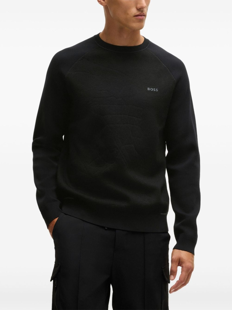 logo-rubberized sweatshirt 3
