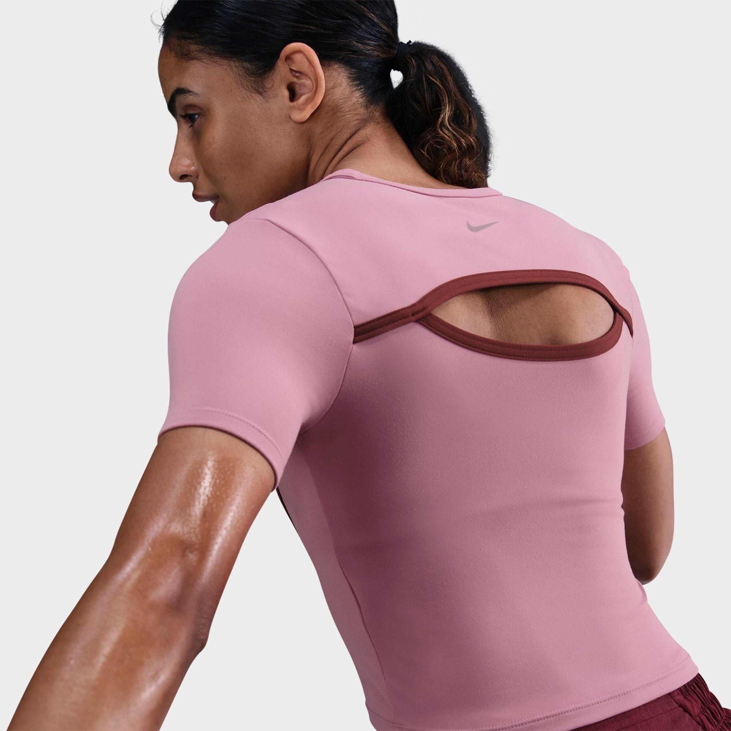 WOMEN'S NIKE ONE DRI-FIT SHORT-SLEEVE FITTED T-SHIRT - 4