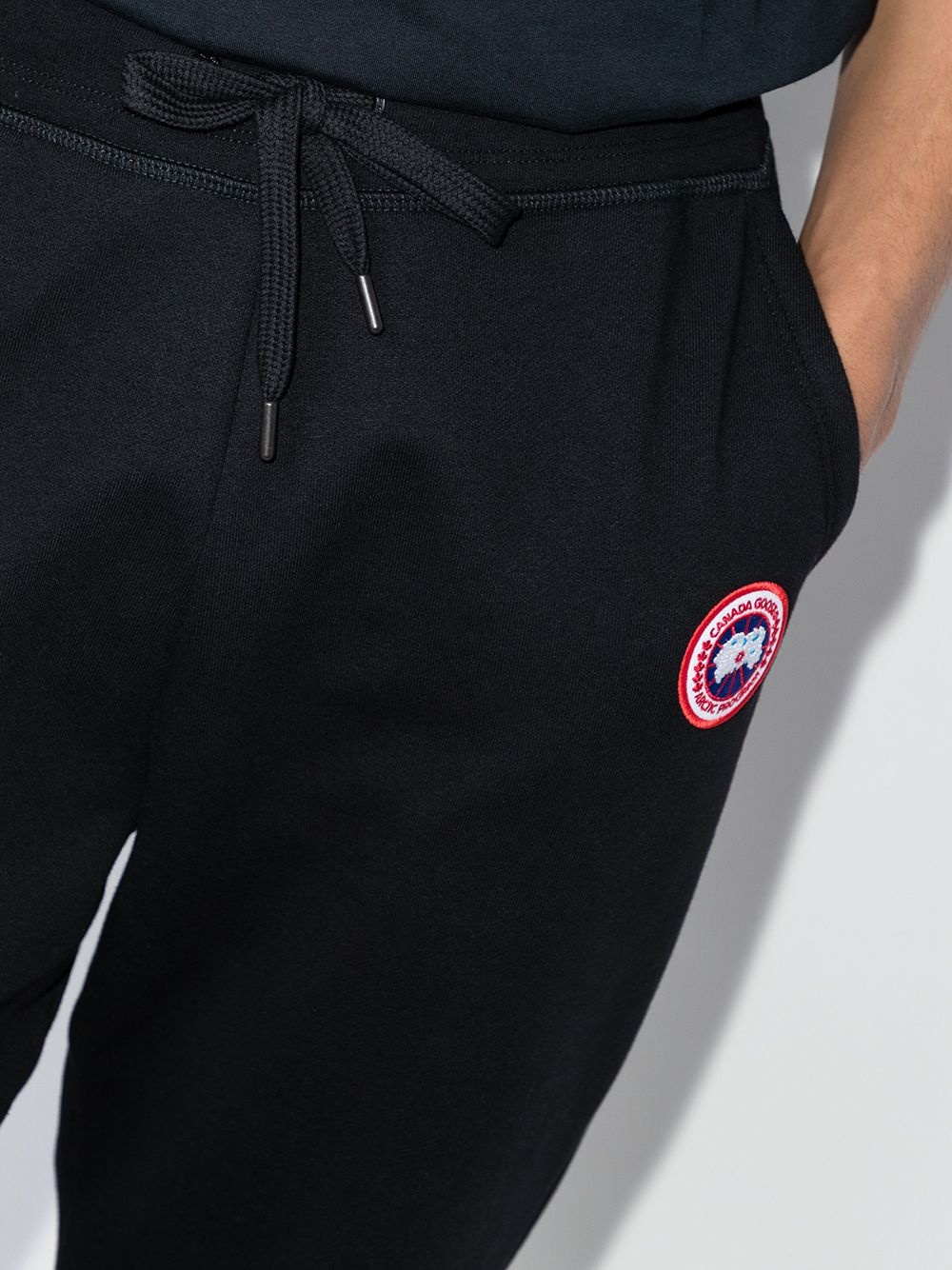 Huron logo-patch track pants - 4