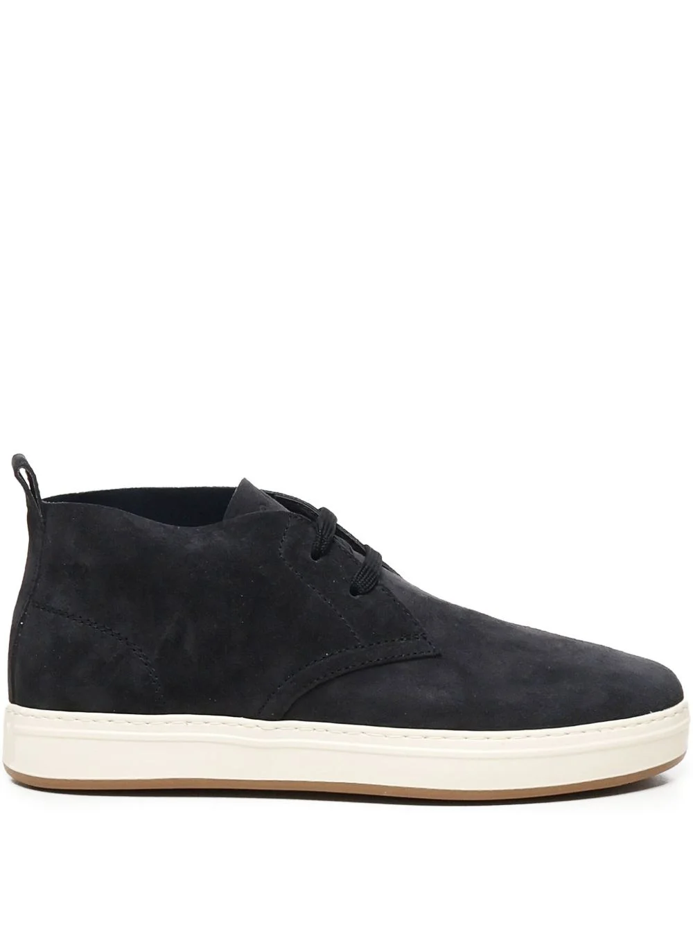 suede lace-up sneakers - 1