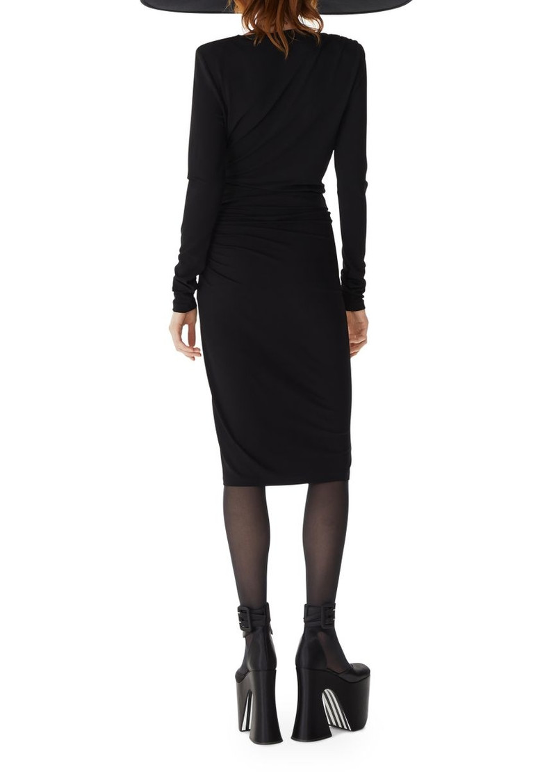 Fluid jersey wrap top 4
