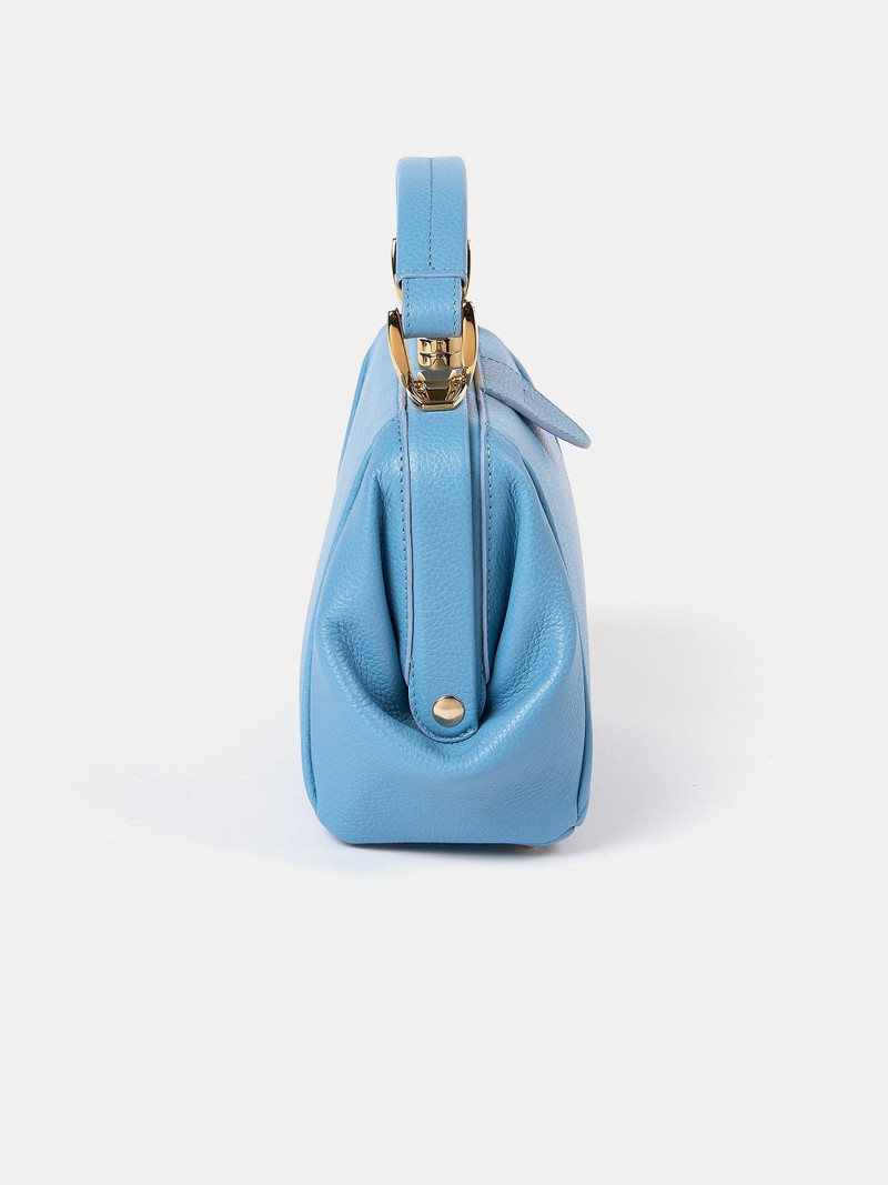 The Mini Sophie - Cloud Blue Calf Grain 3