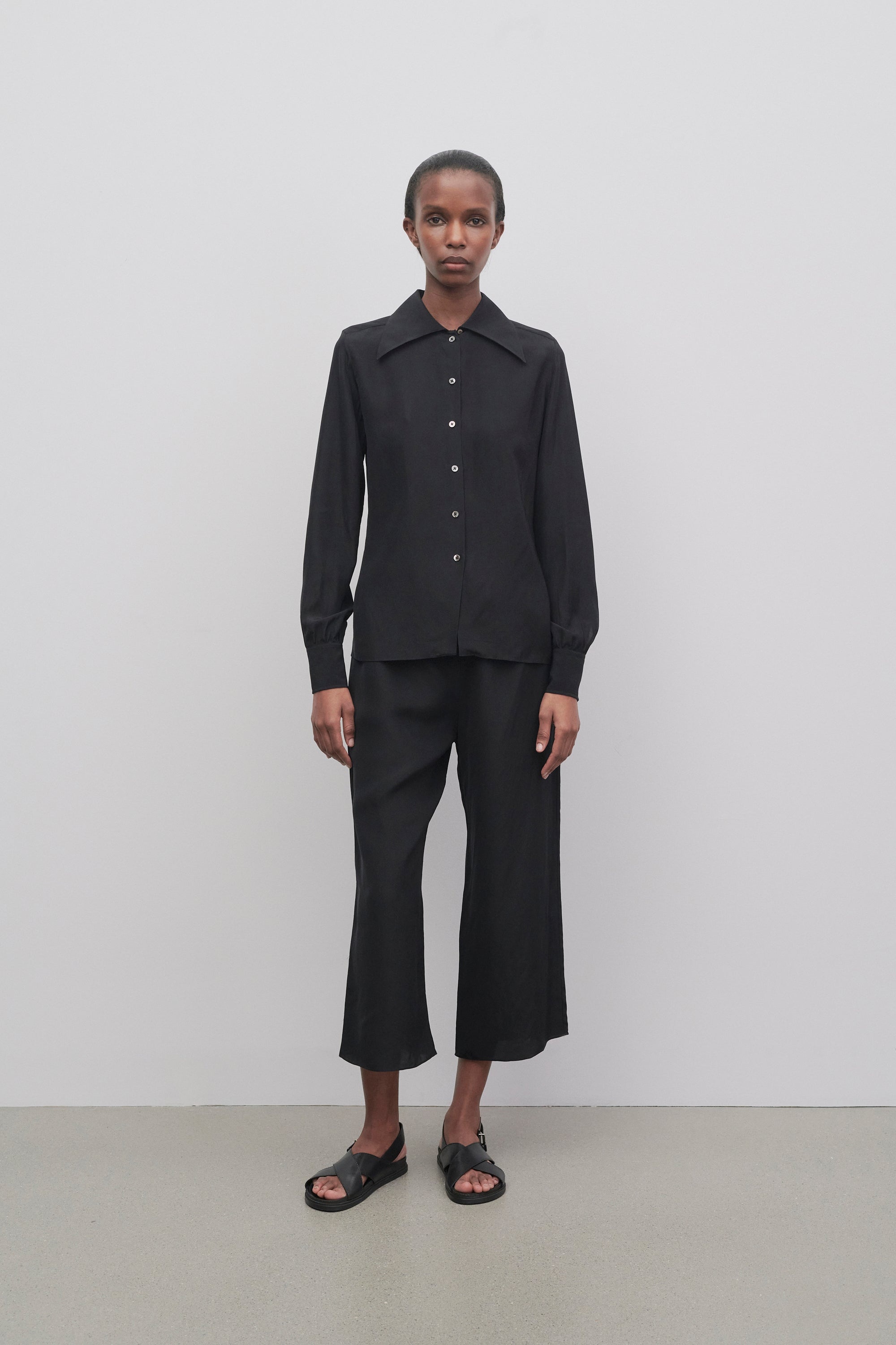 Jubin Pant in Silk - 3