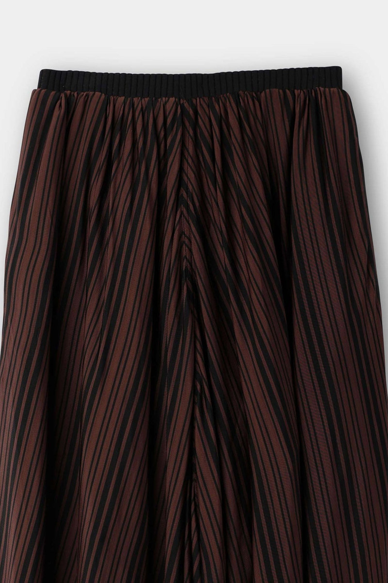 SAROUEL PANTS / black & brown stripes 4
