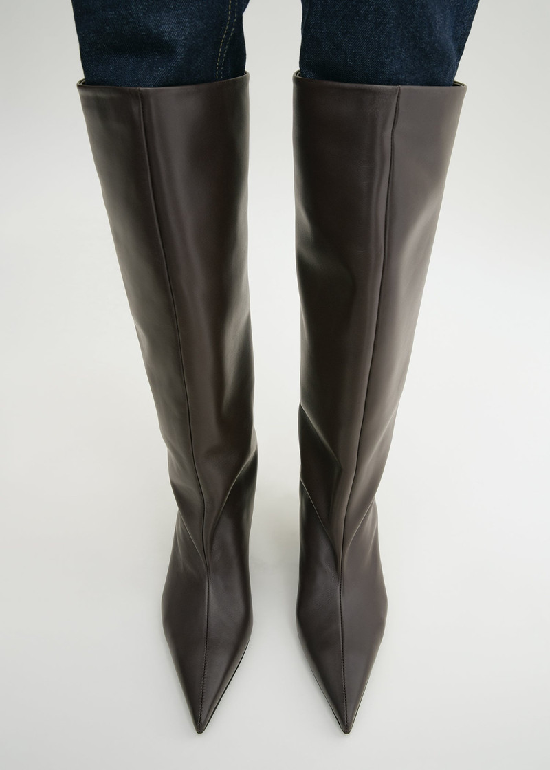 Totême The Wedge-Heel Boot bark outlook