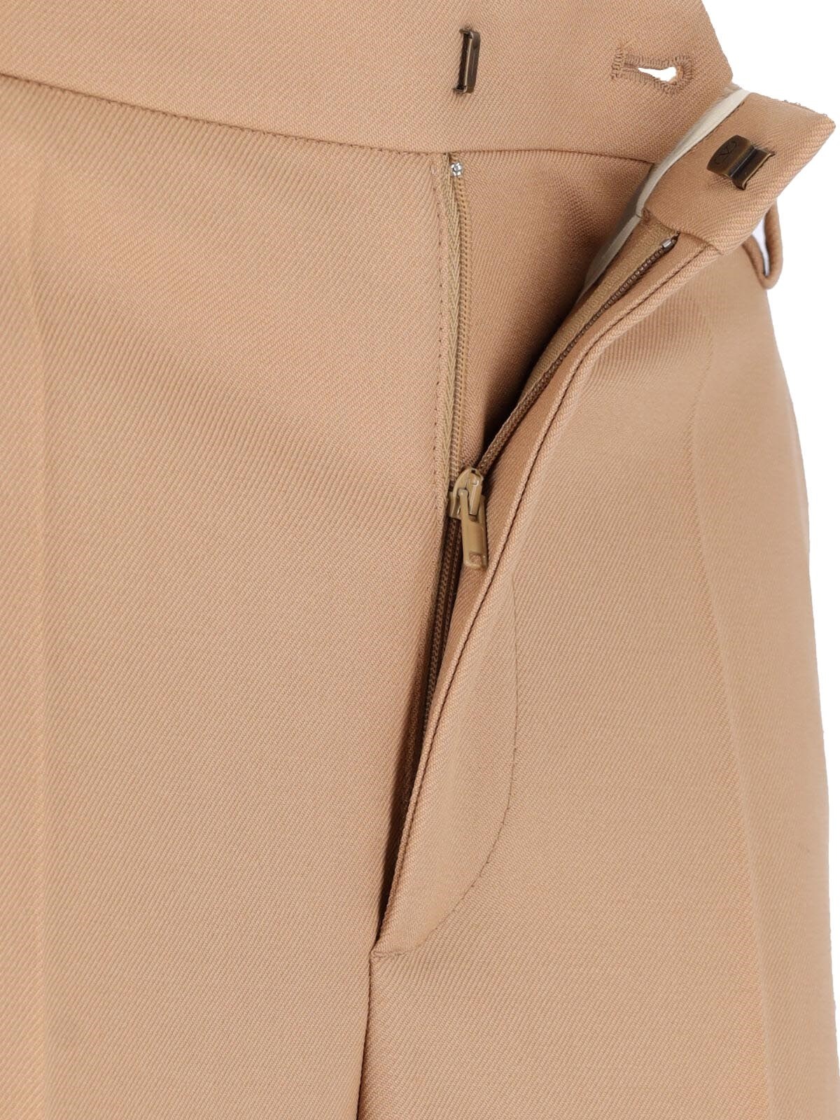 VIRGIN WOOL STRAIGHT PANTS - 5