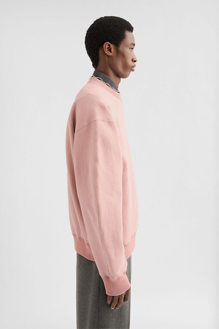 Cotton Terry Crew-Neck Sweatshirt - 2