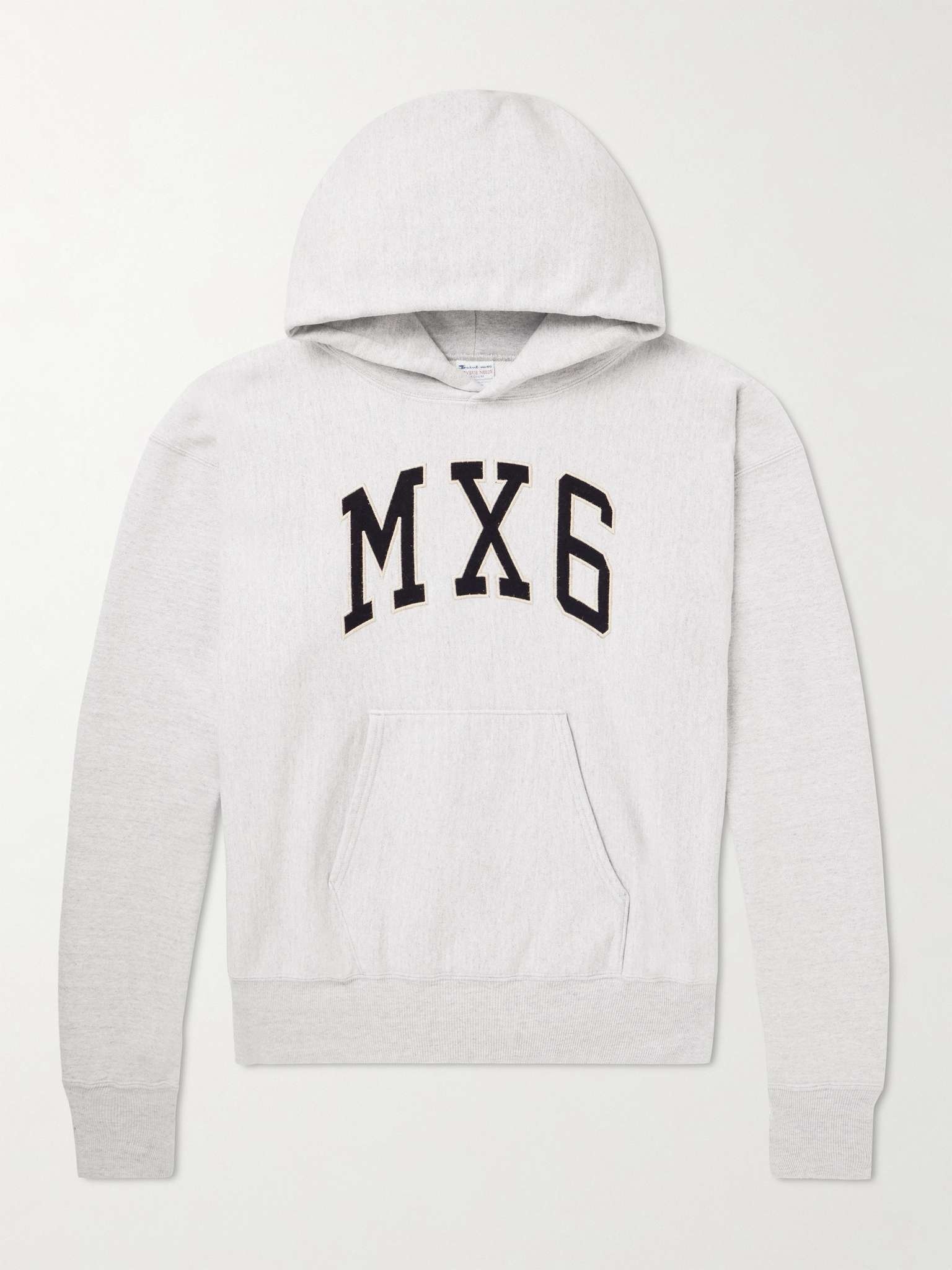 MX6 Logo-Appliquéd Cotton-Jersey Hoodie - 1