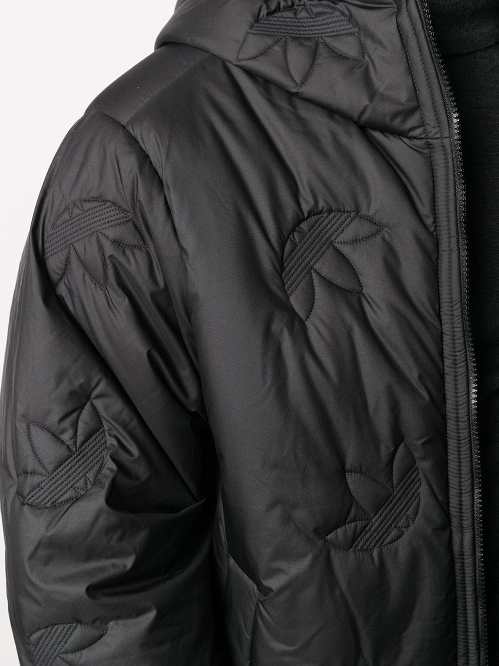 logo-embossed down jacket - 5