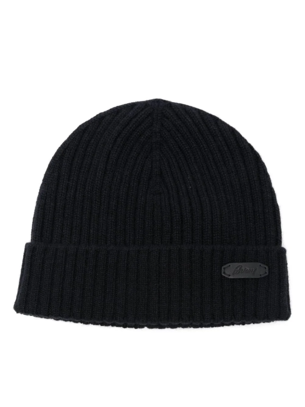 logo-patch beanie hat - 1
