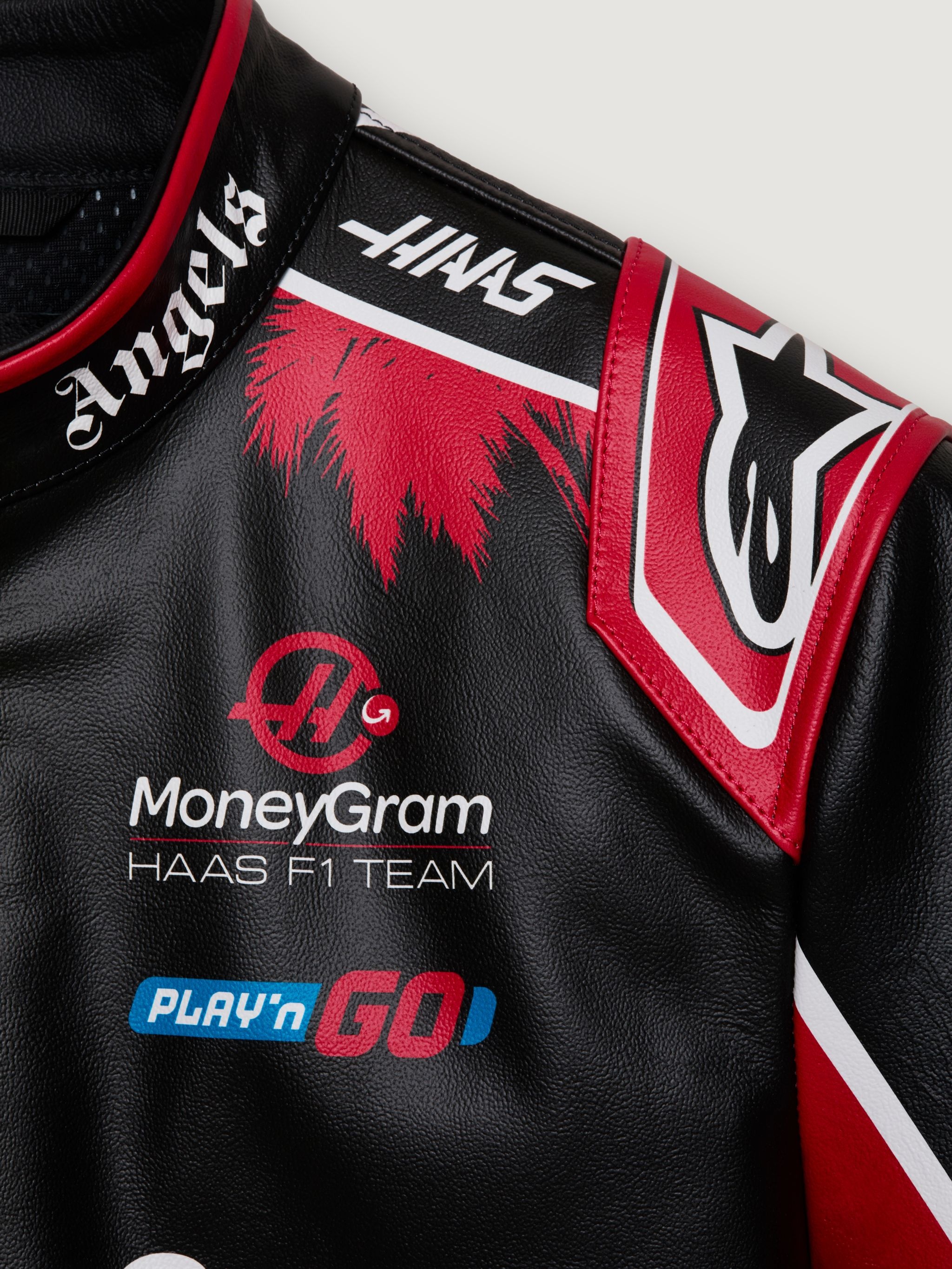 Palm Angels + Alpinestars X Moneygram Haas F1 Team Jacket - 4