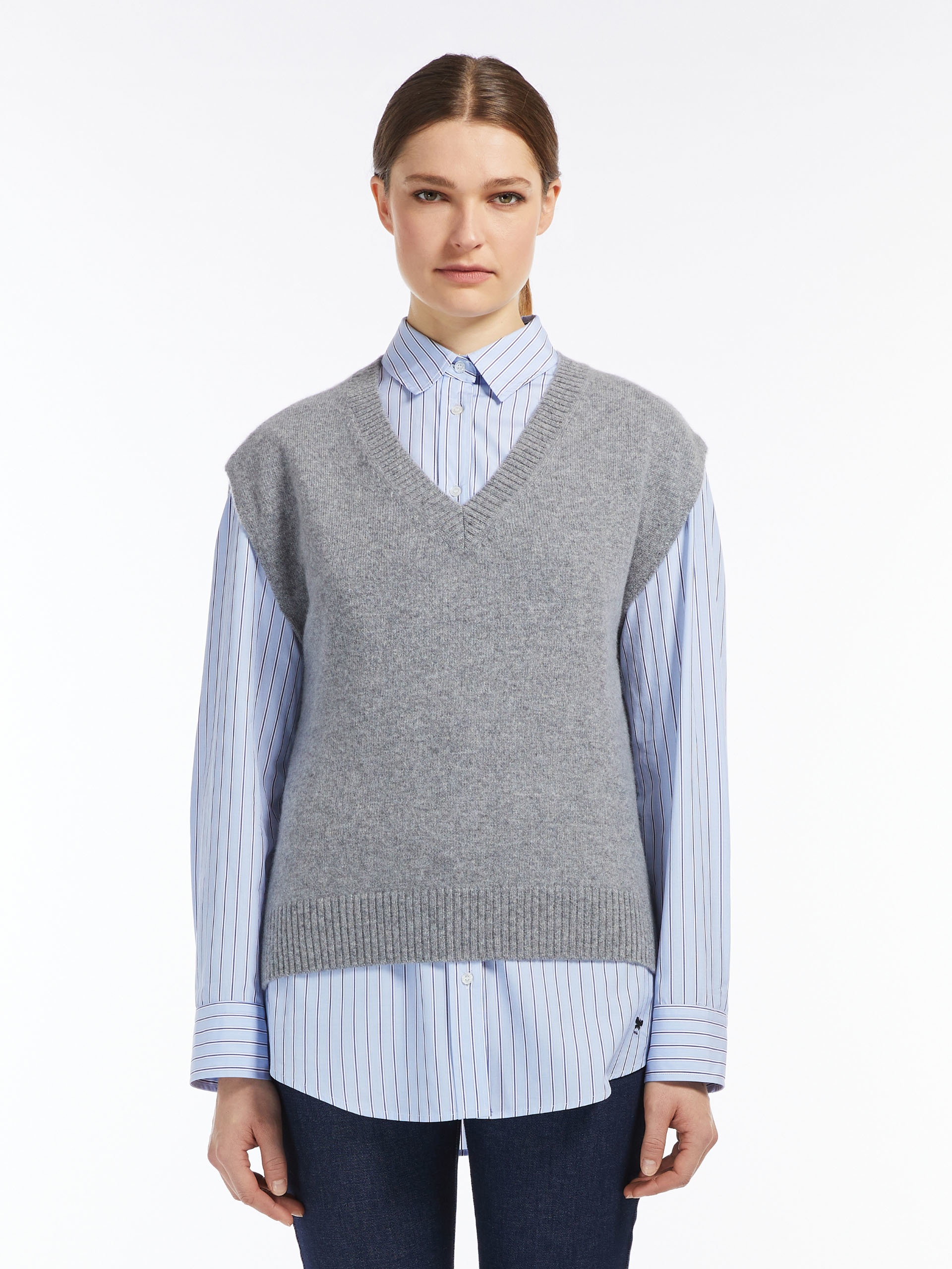 PACCHE Cashmere-knit gilet - 3