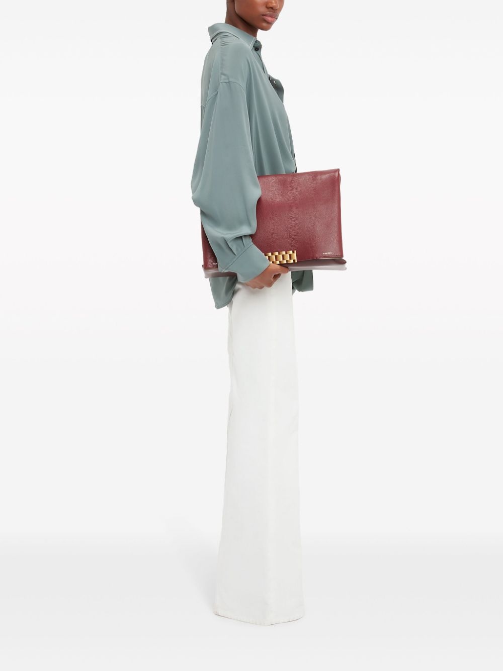 long-sleeve double-layered shirt - 7