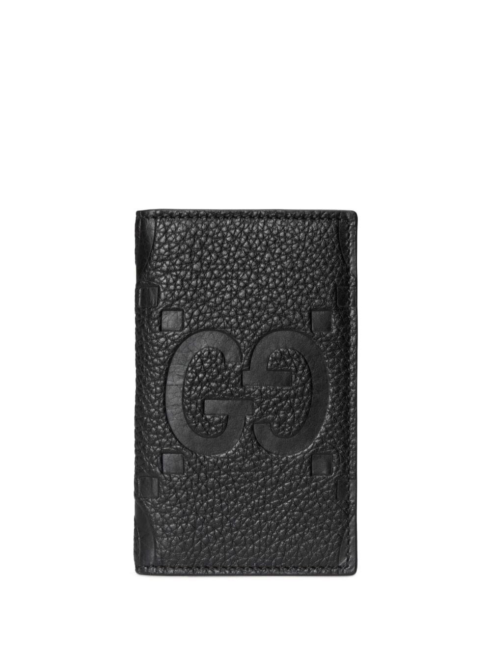 Jumbo GG leather cardholder - 1