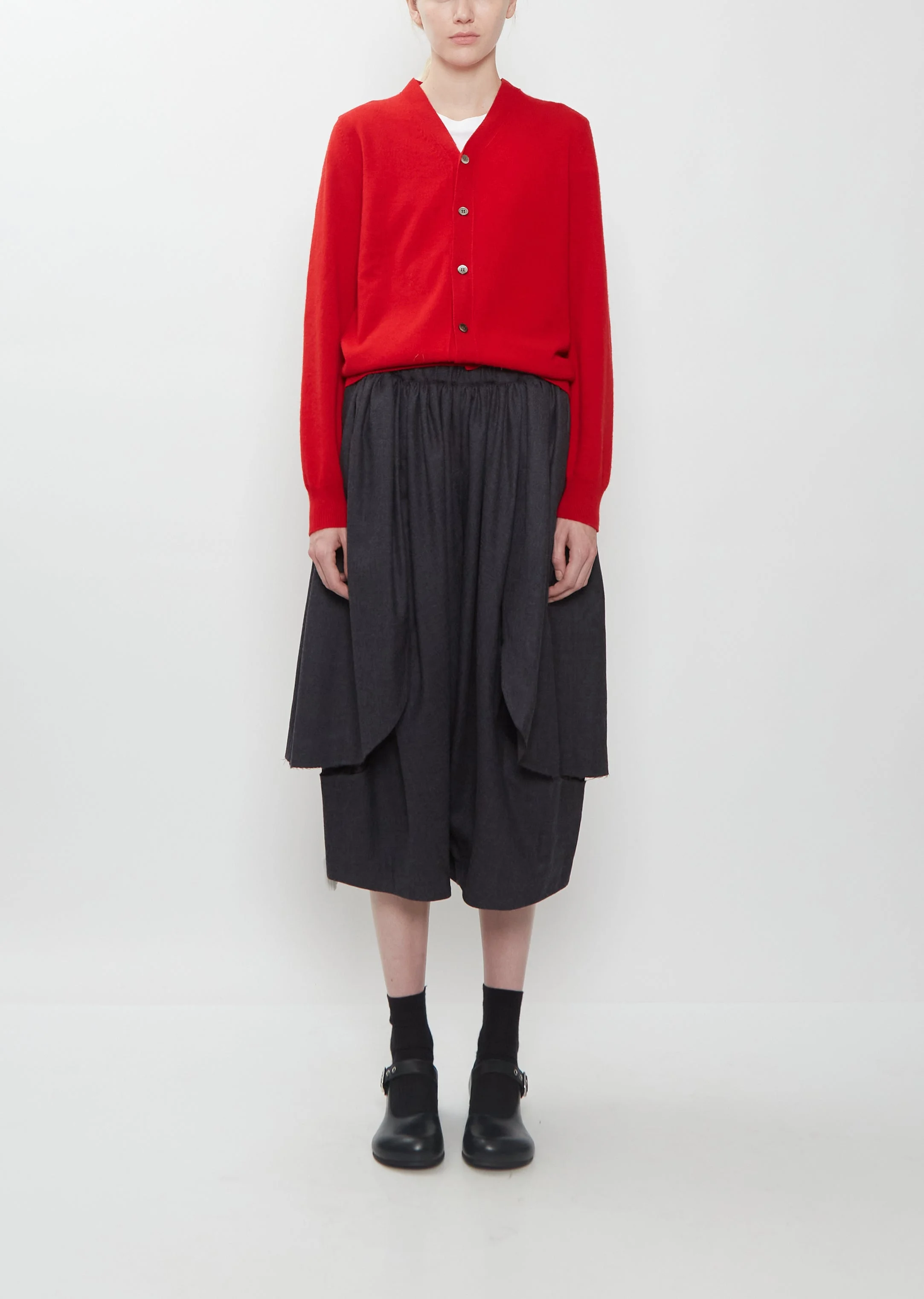 Wool Saxony Pants - 1