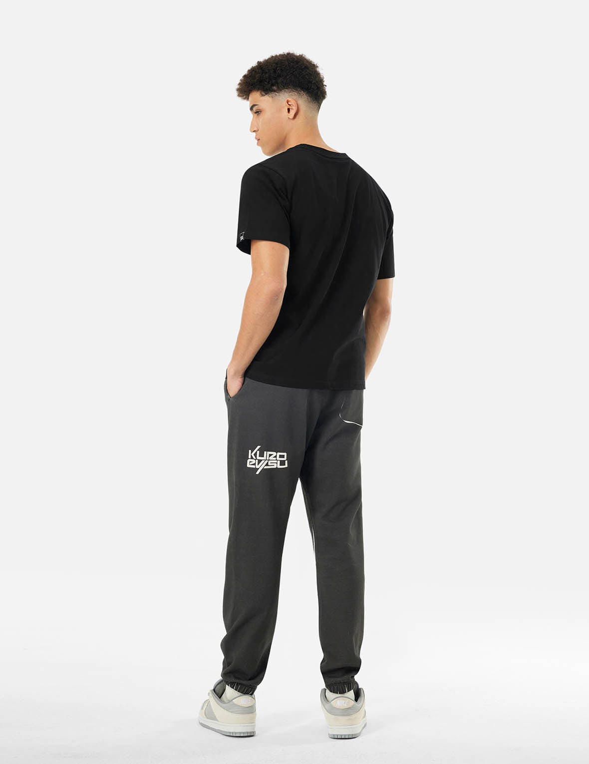Logo and Tape Print Regular Fit T-shirt - 4