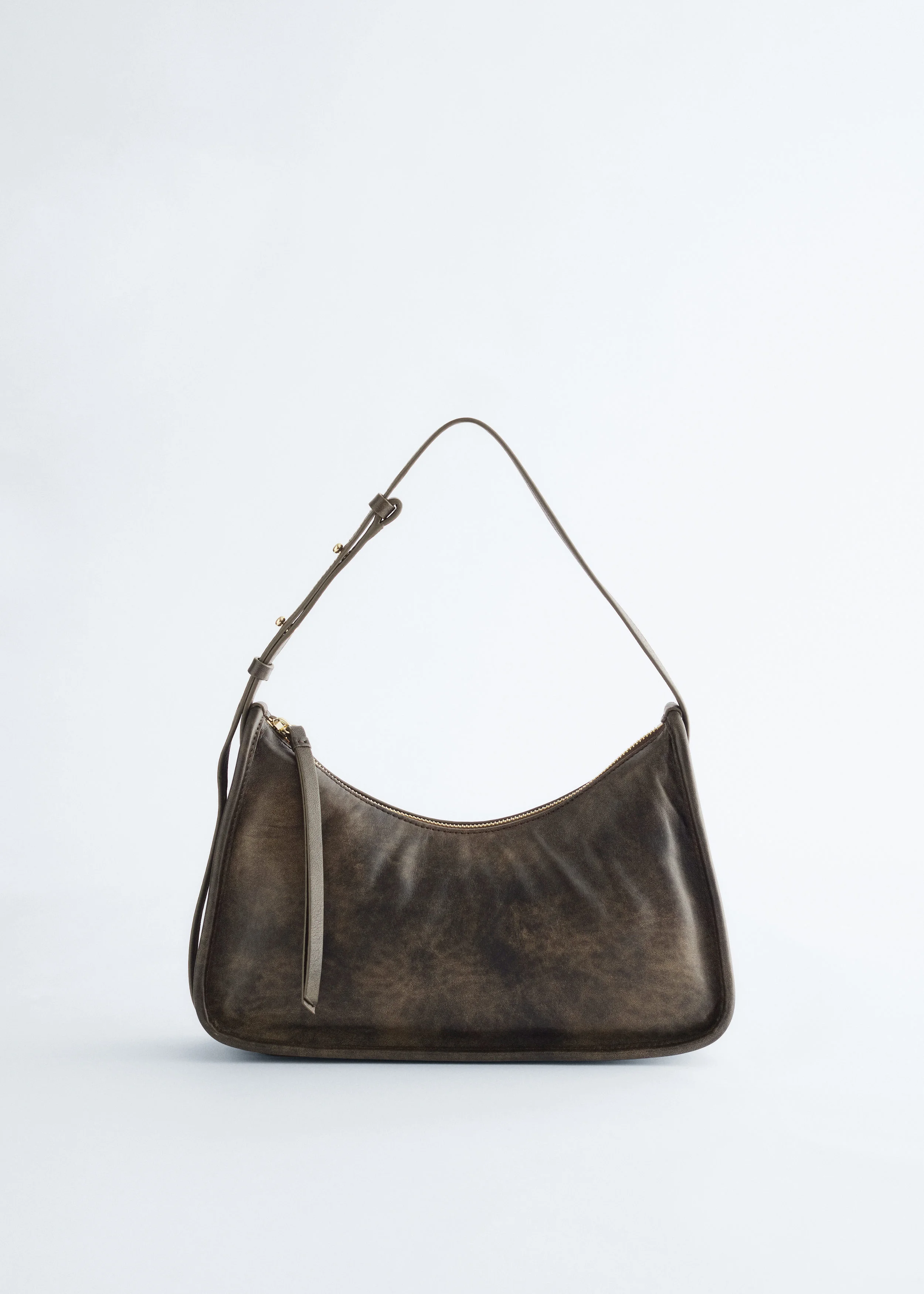 Leather Shoulder Bag - 1