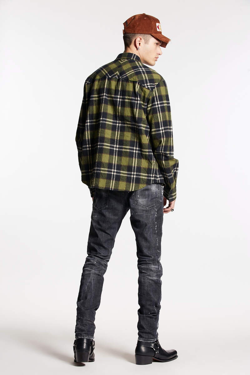 DSQUARED2 BLACK RIPPED WASH COOL GUY JEANS outlook