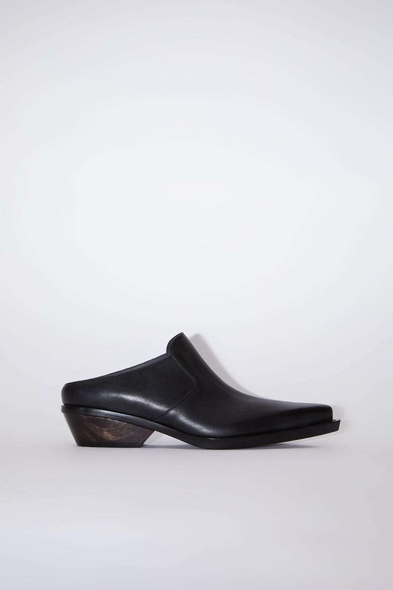 Pointed mules - Black 1