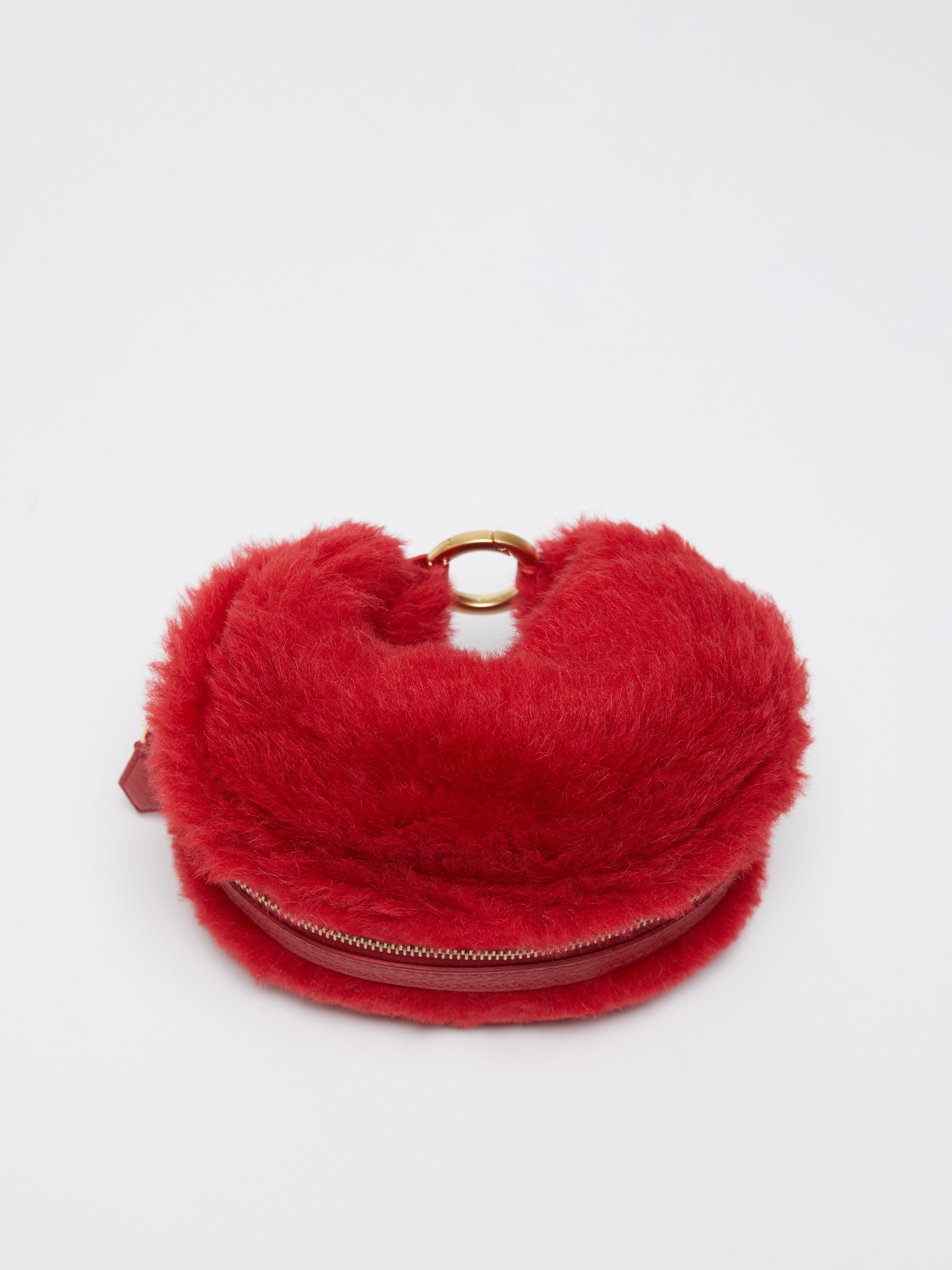 JOLIE7 Teddy fabric clutch bag - 1