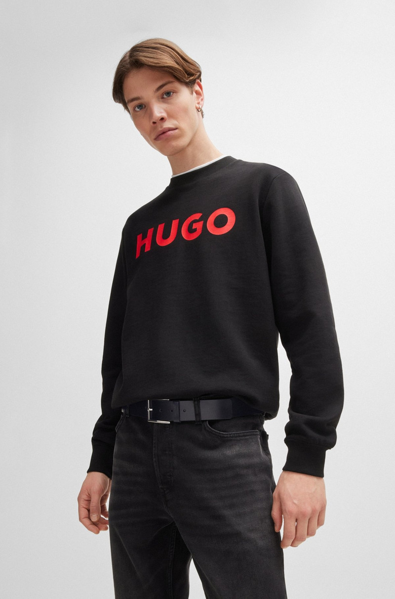 LEATHER BELT WITH LOGO-STAMPED KEEPER 3