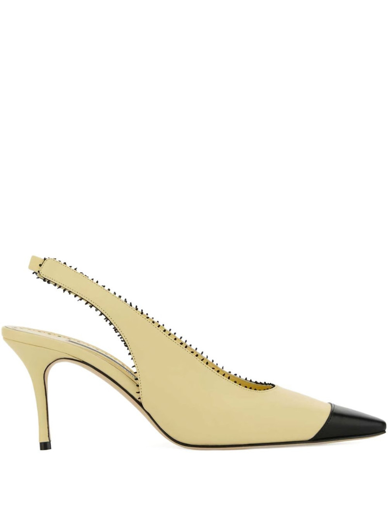 70mm의 Gaius slingback 가죽 펌프 1