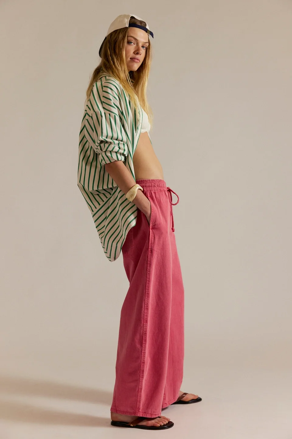 Lex Pull-On Barrel Pants - 1