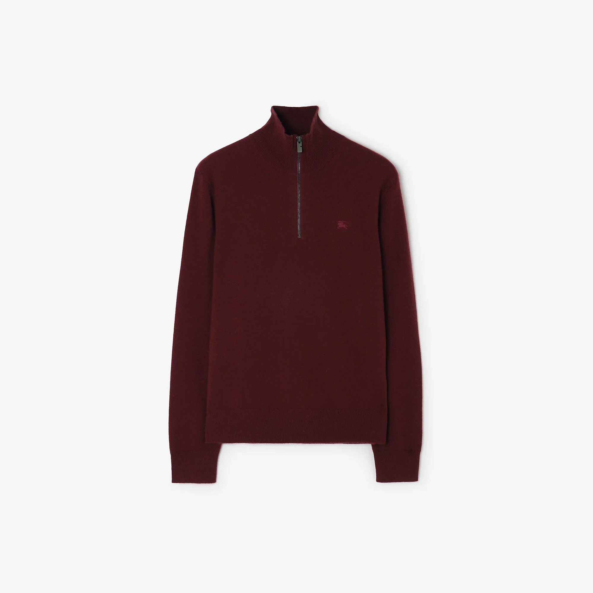 Cashmere Blend Half-zip Sweater - 1