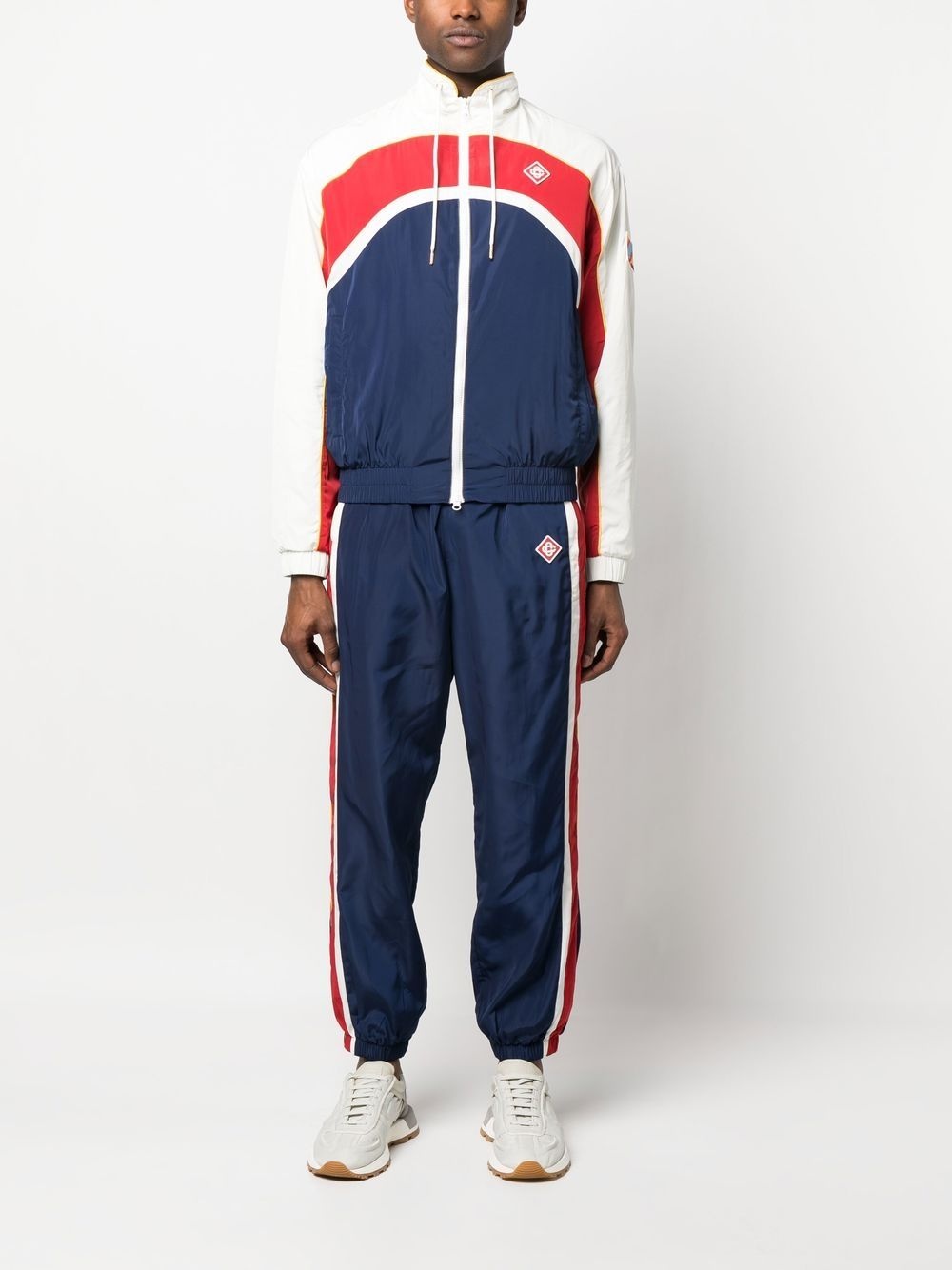 side-stripe track pants - 2