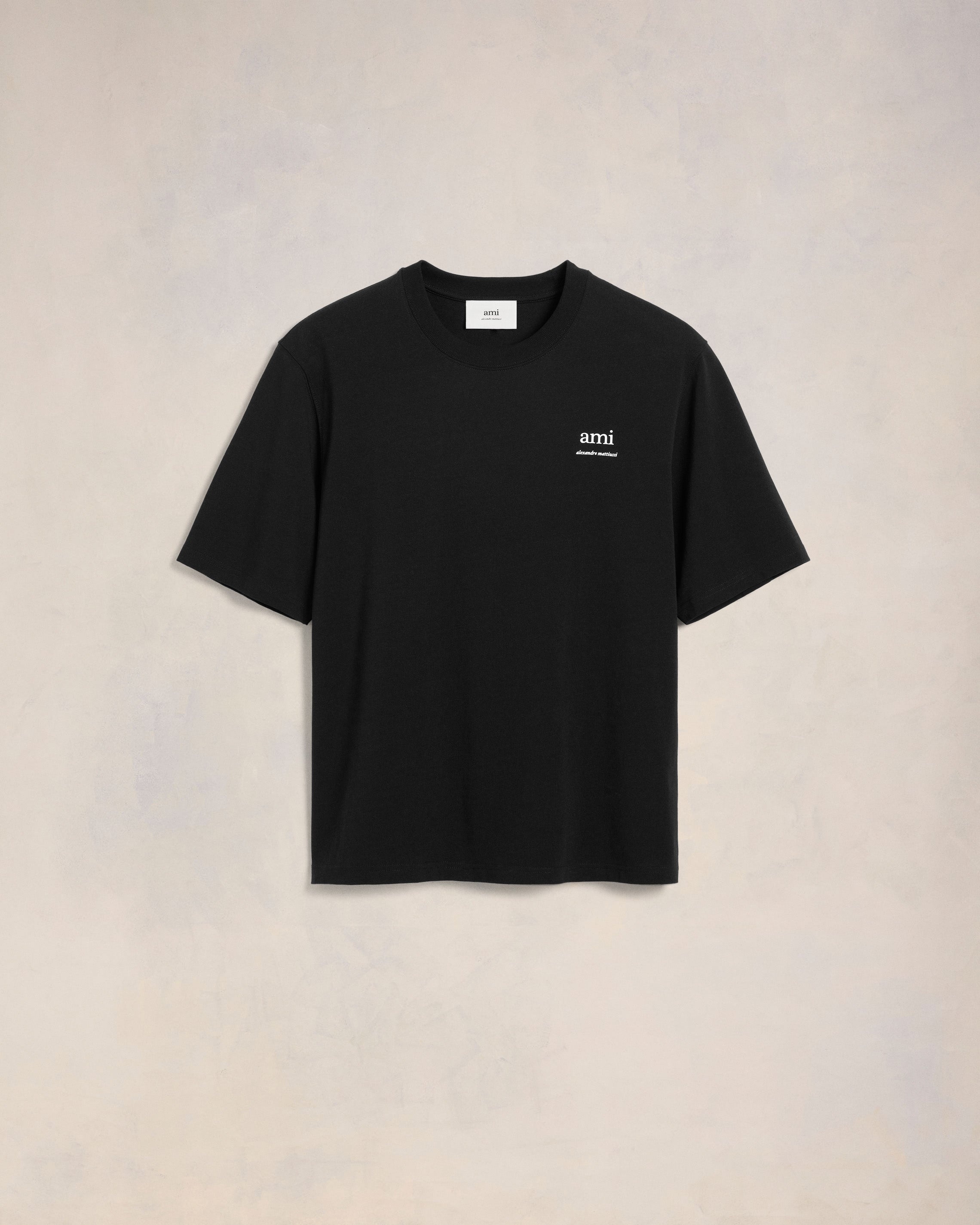 Tシャツ・カットソー AMI ALEXANDRE MATIUSSI Women Tops FTP066 AC0014001 Black AMI Paris AMI ALEXANDRE MATTIUSSI T-SHIRT | REVERSIBLE
