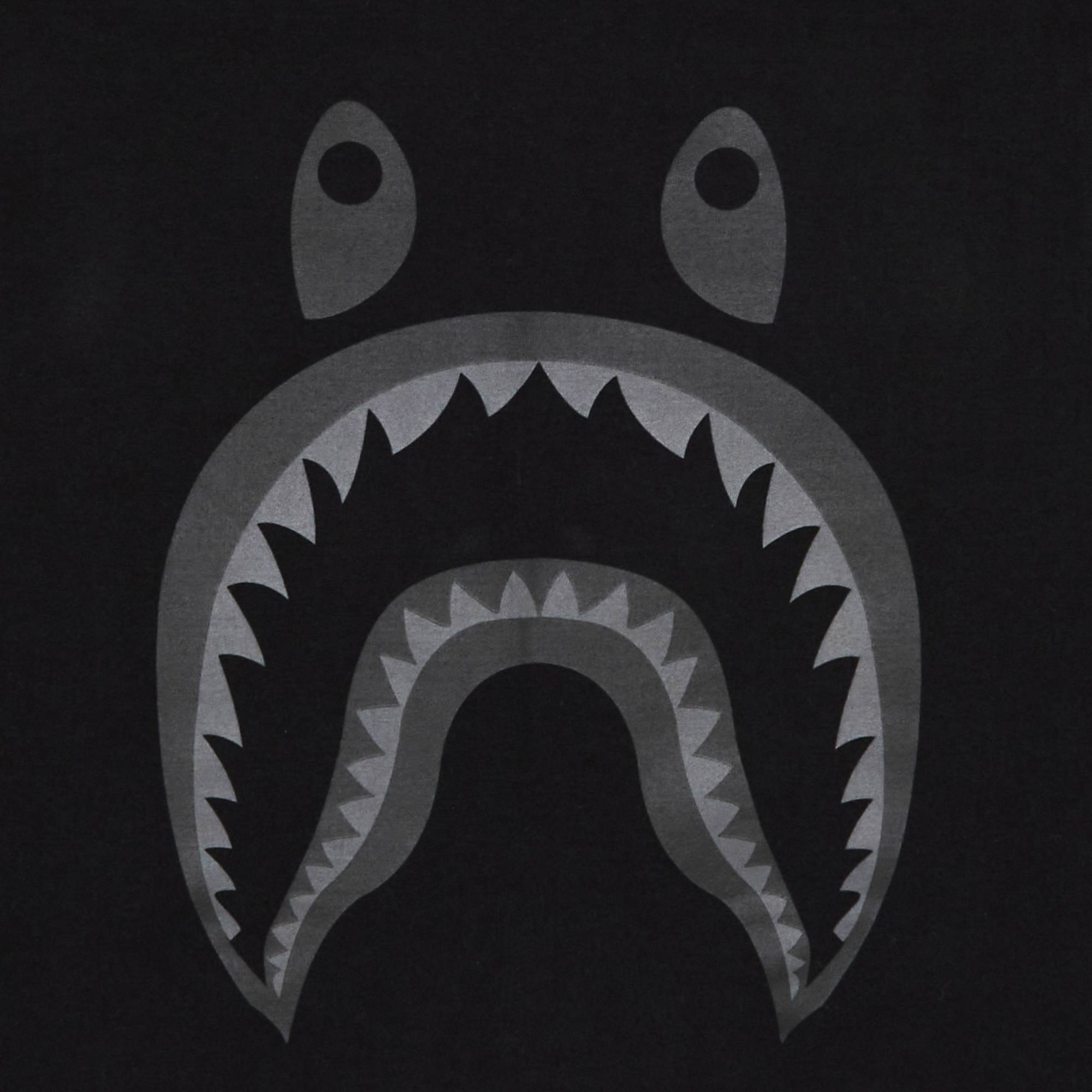 GOAT Exclusive BAPE Side Shark Tee In Black - 3