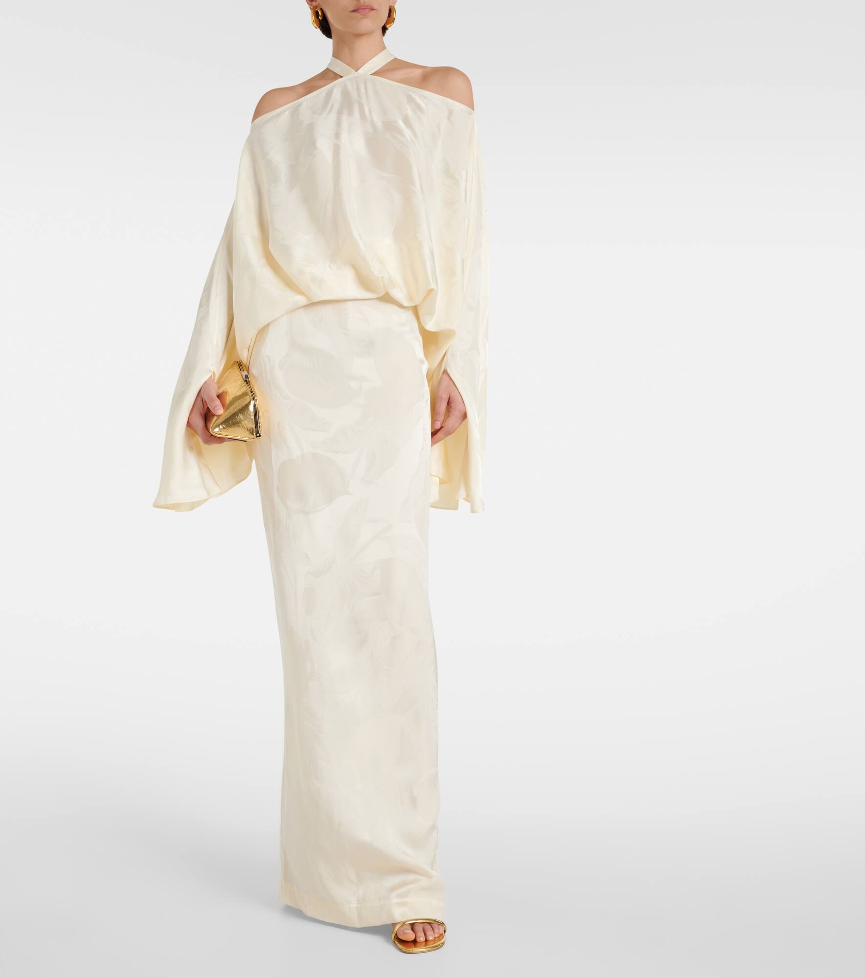 Bridal Cyclades Callass jacquard gown - 2