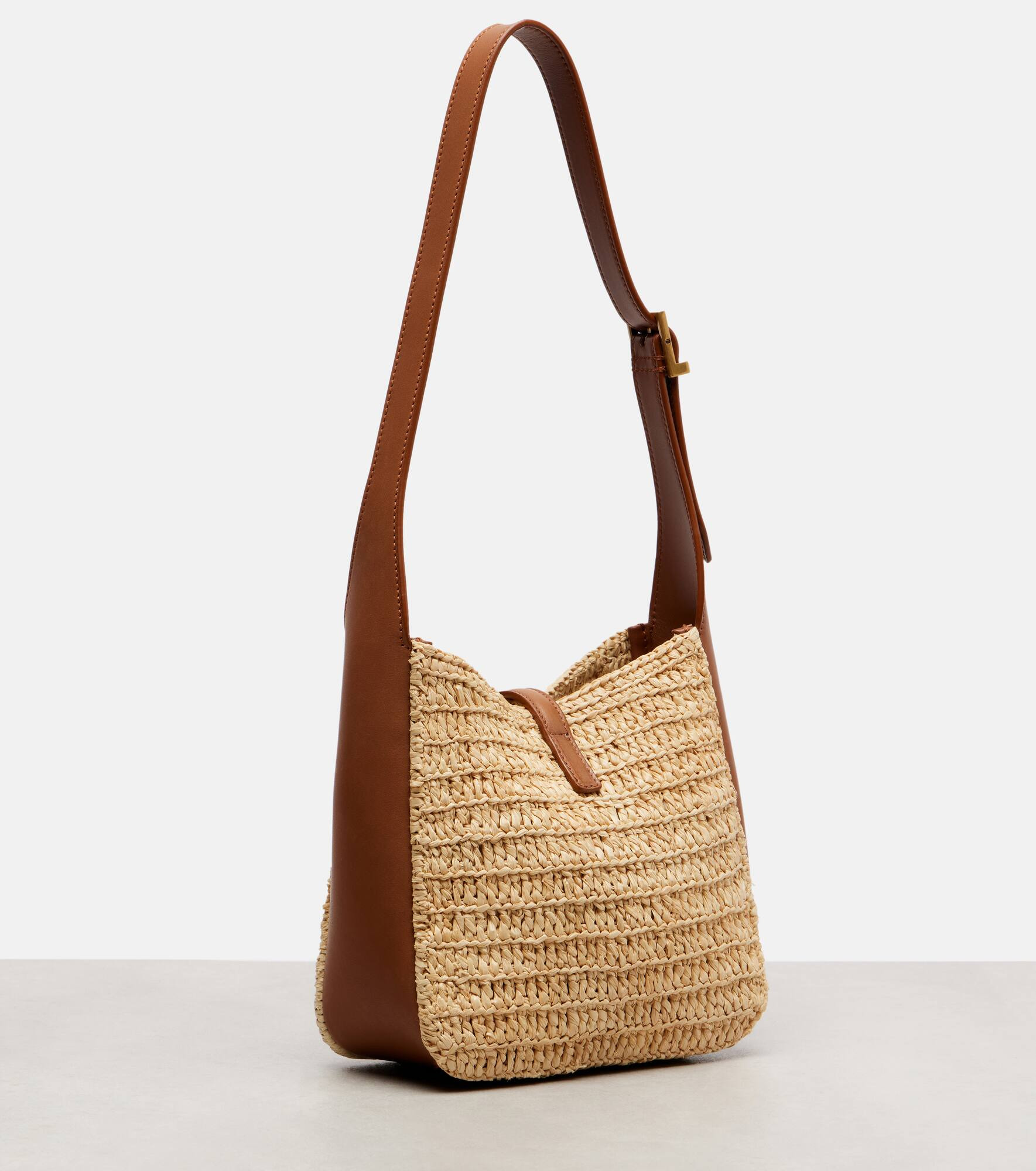 Le 5 à 7 Baby raffia shoulder bag - 4