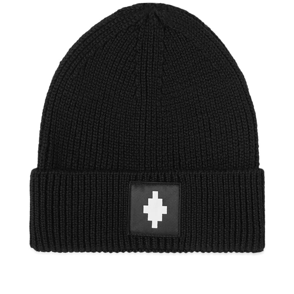 Marcelo Burlon Cross Patch Beanie Hat - 1