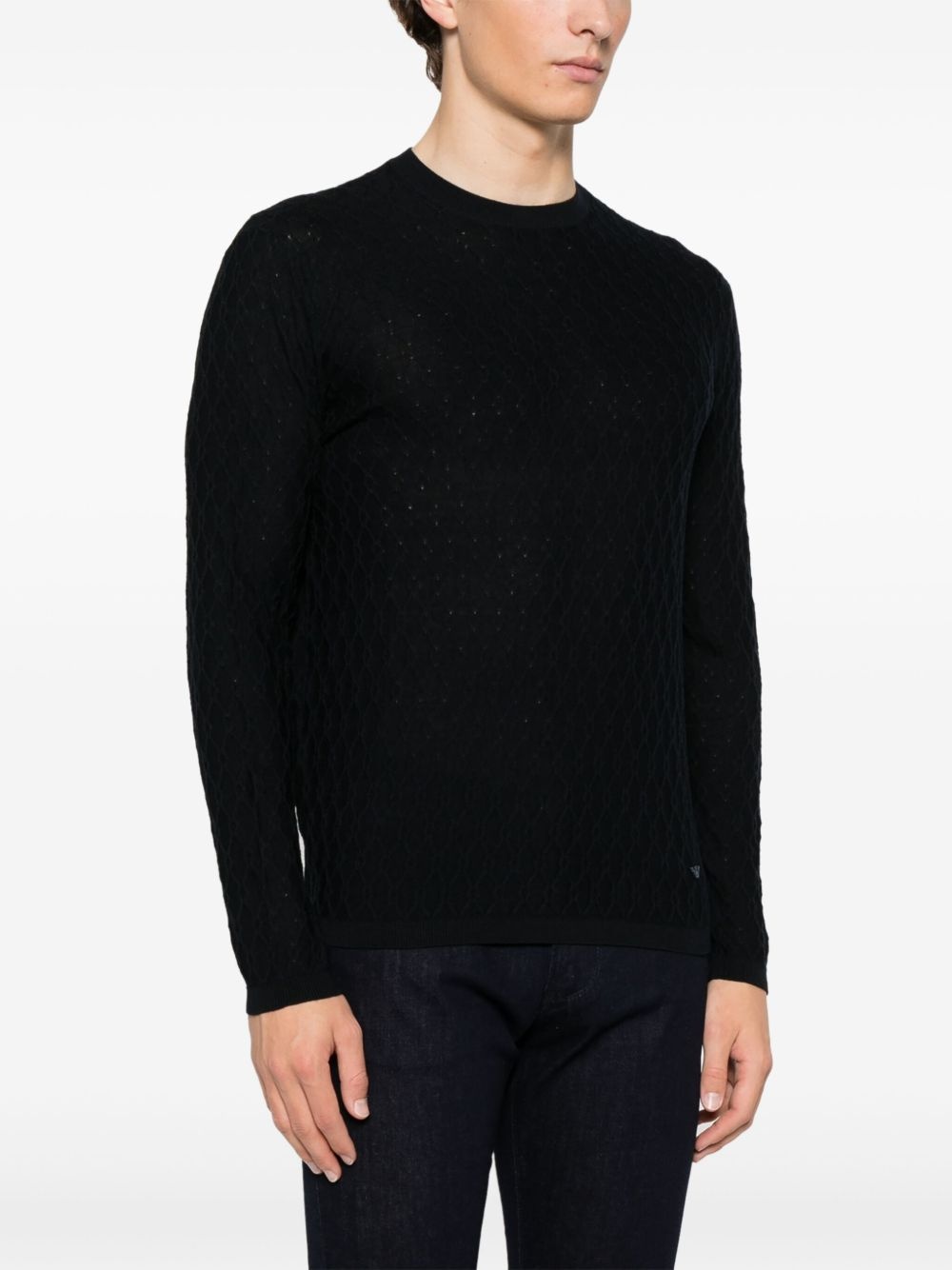 cable-knit sweater - 3