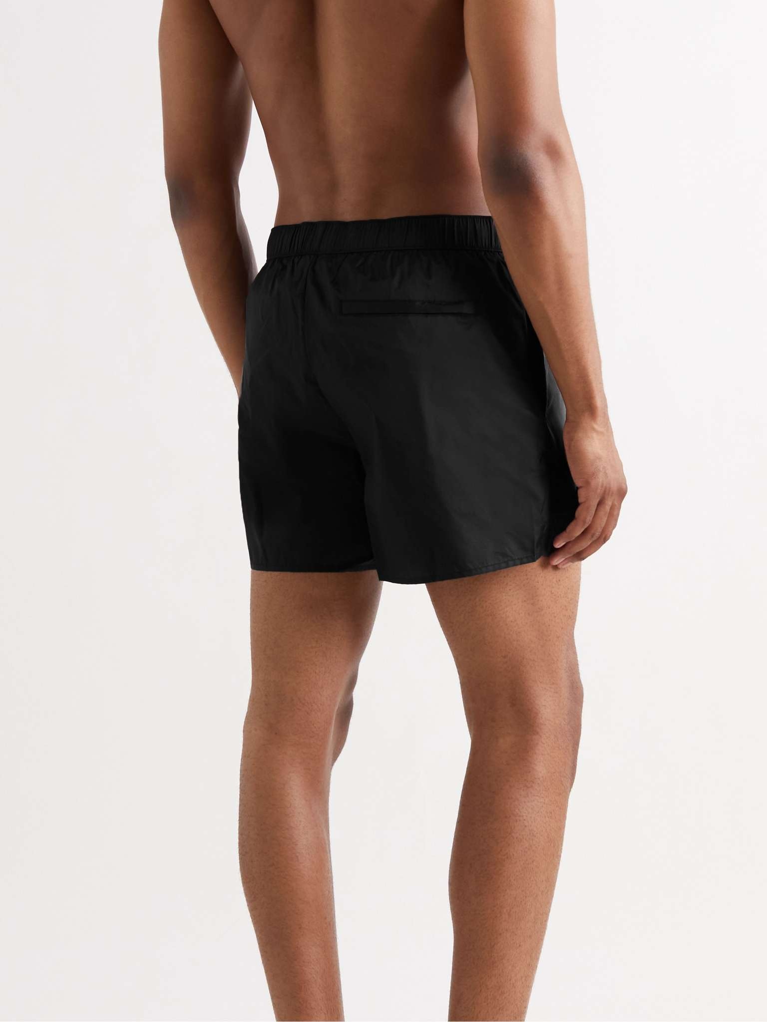 Slim-Fit Mid-Length Logo-Appliquéd Swim Shorts - 3