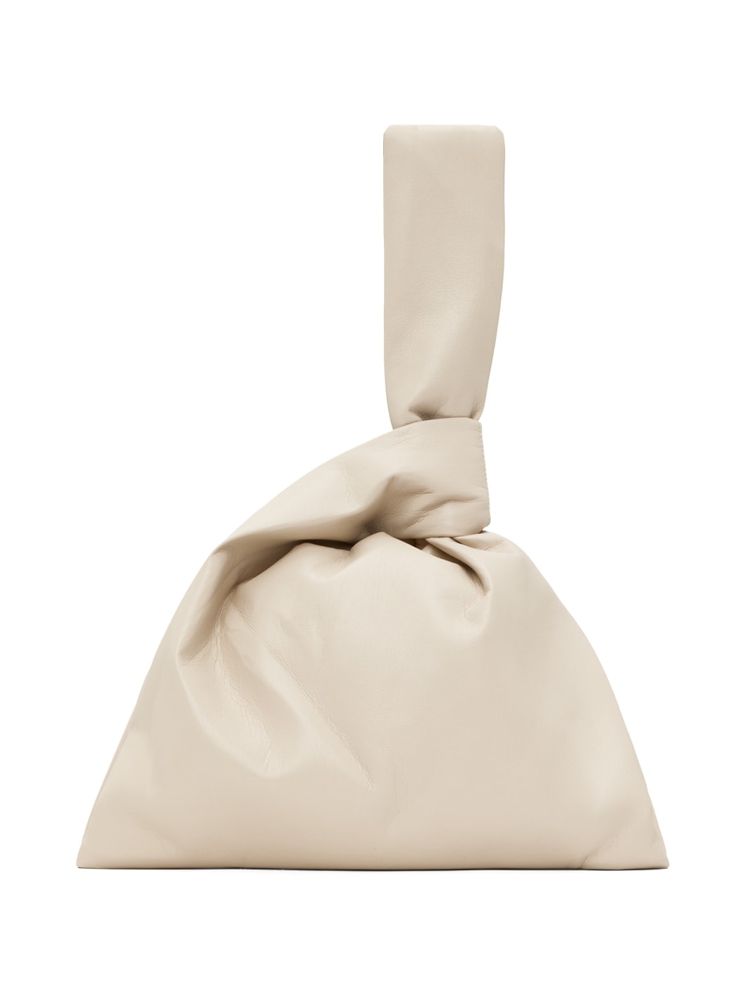 Beige Jen Vegan Leather Pouch - 1