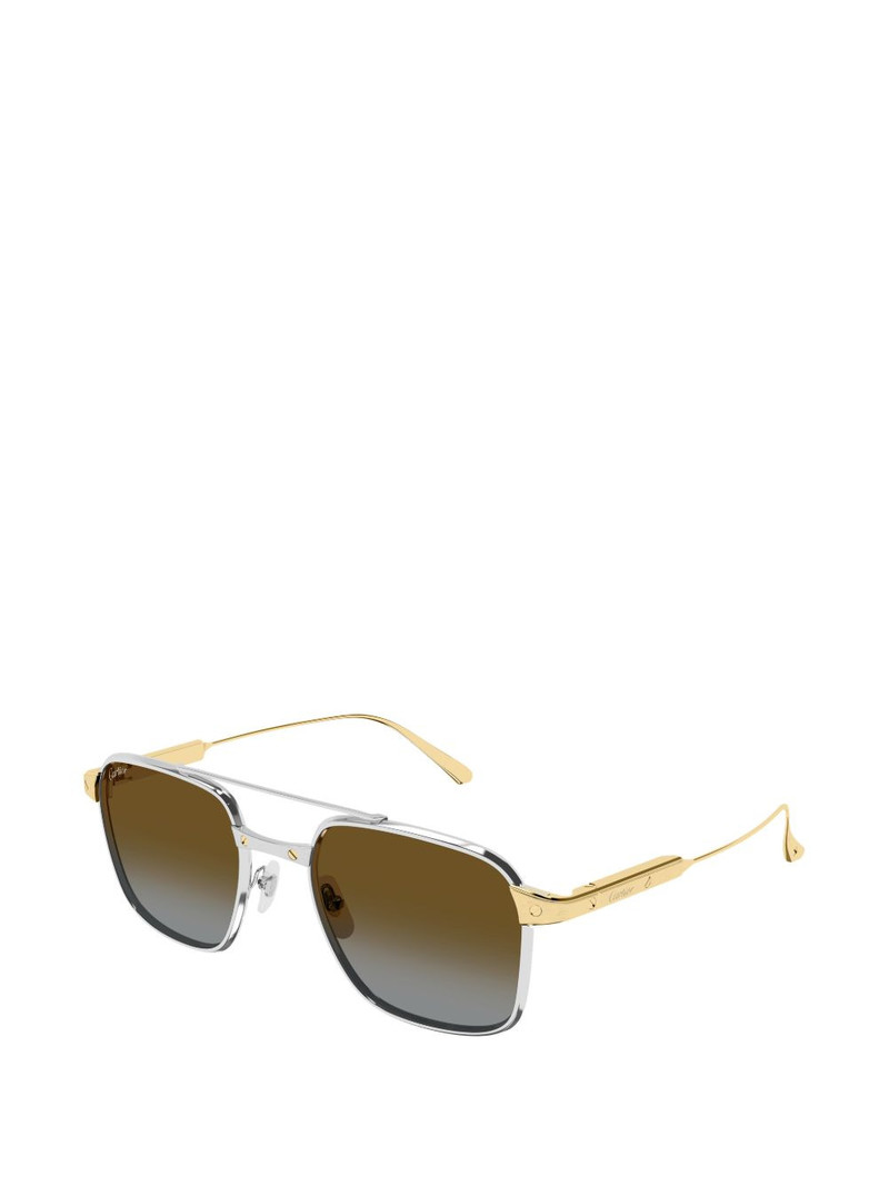 Cartier rectangle bar sunglasses outlook