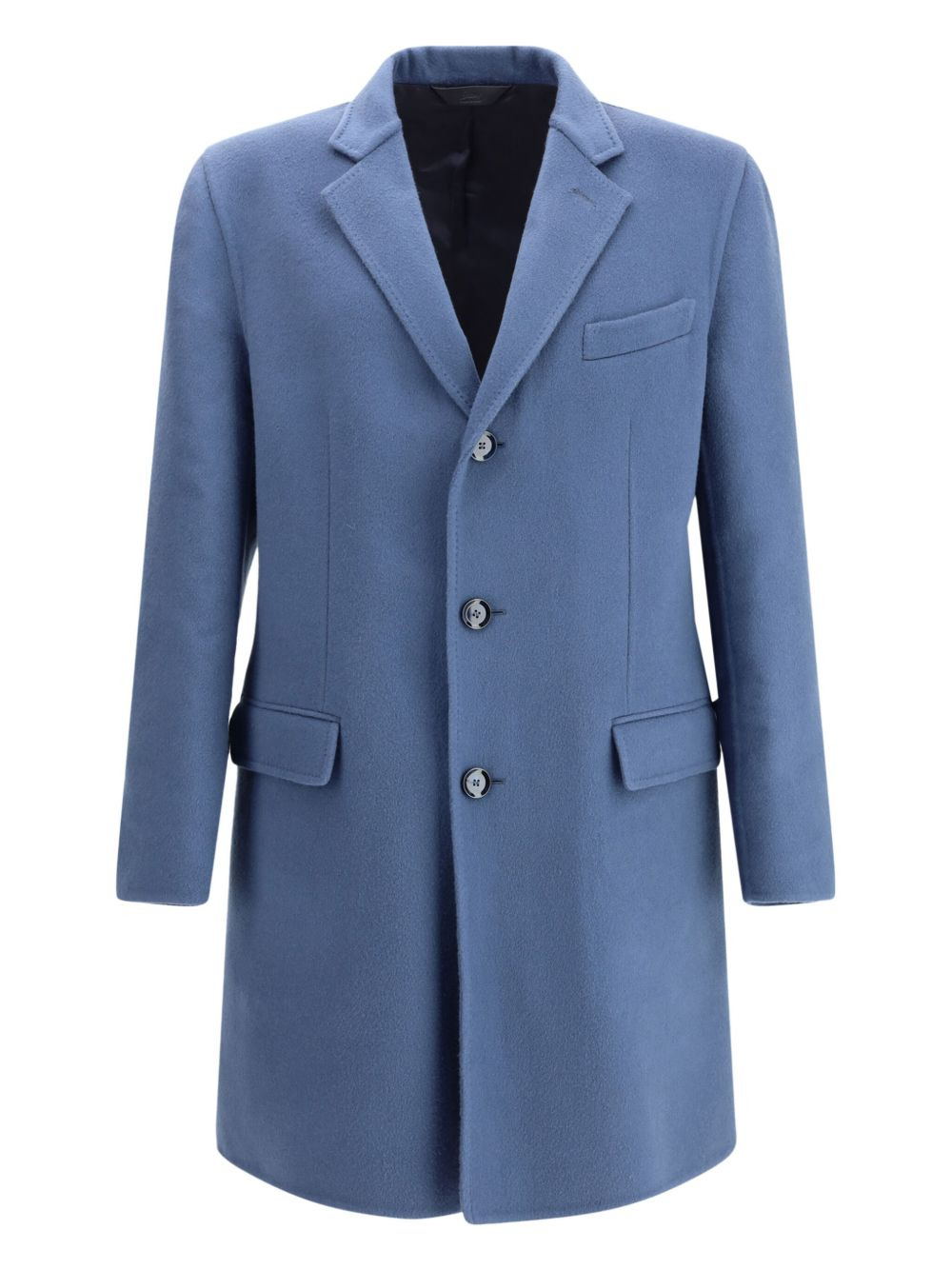 wool-cashmere blend coat - 1