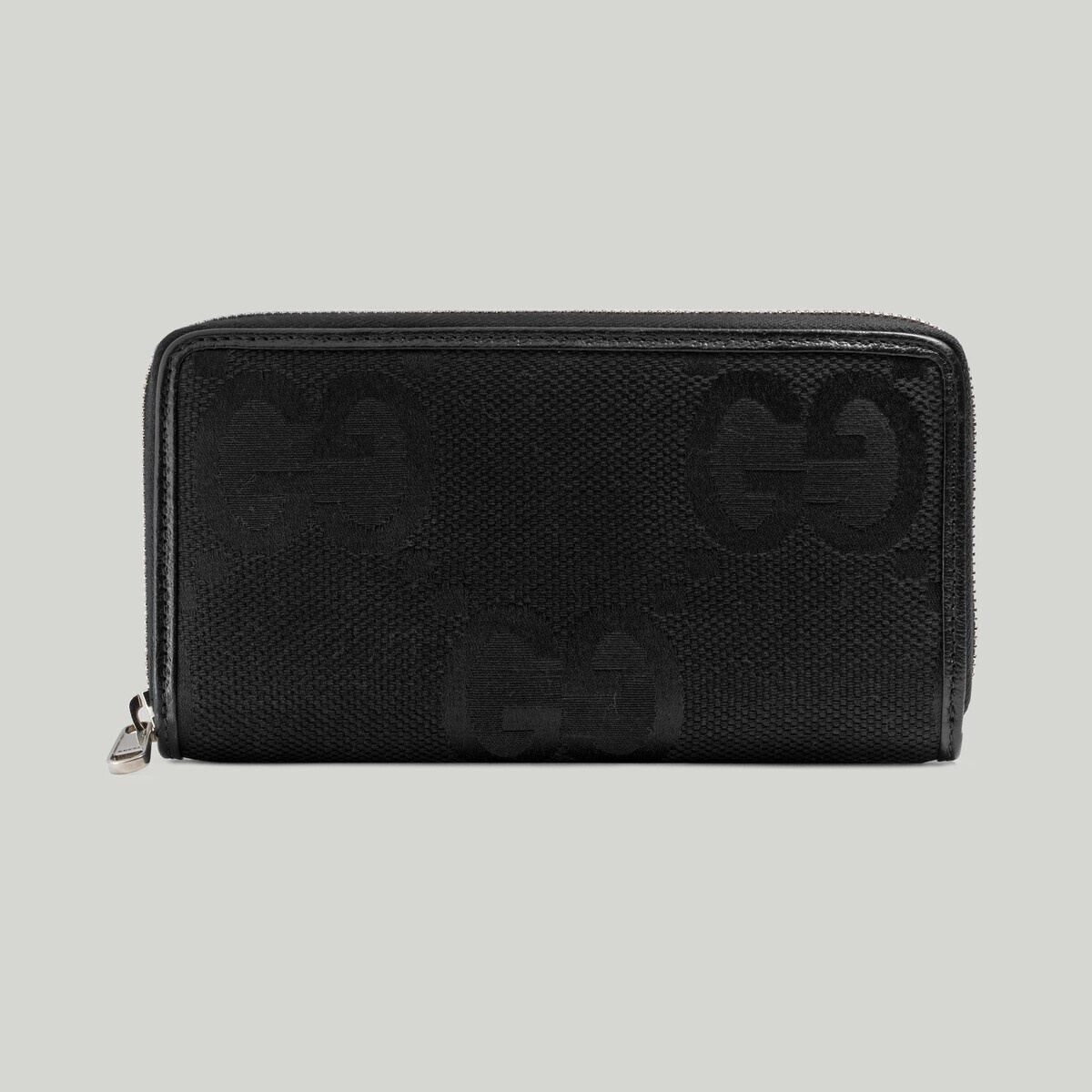 Jumbo GG Leather Wallet in Black - Gucci