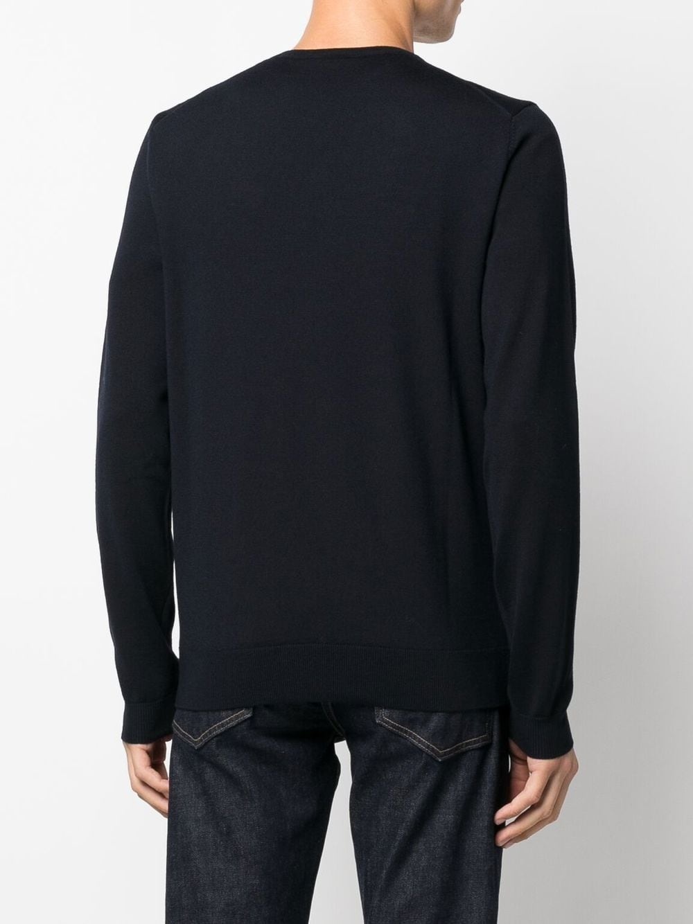 V-neck long-sleeve jumper - 4