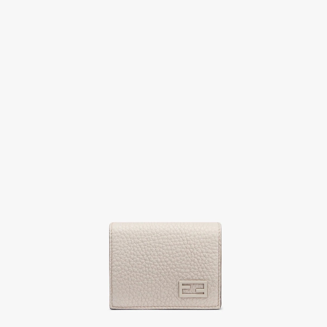 Two-tone leather tri-fold wallet - 1