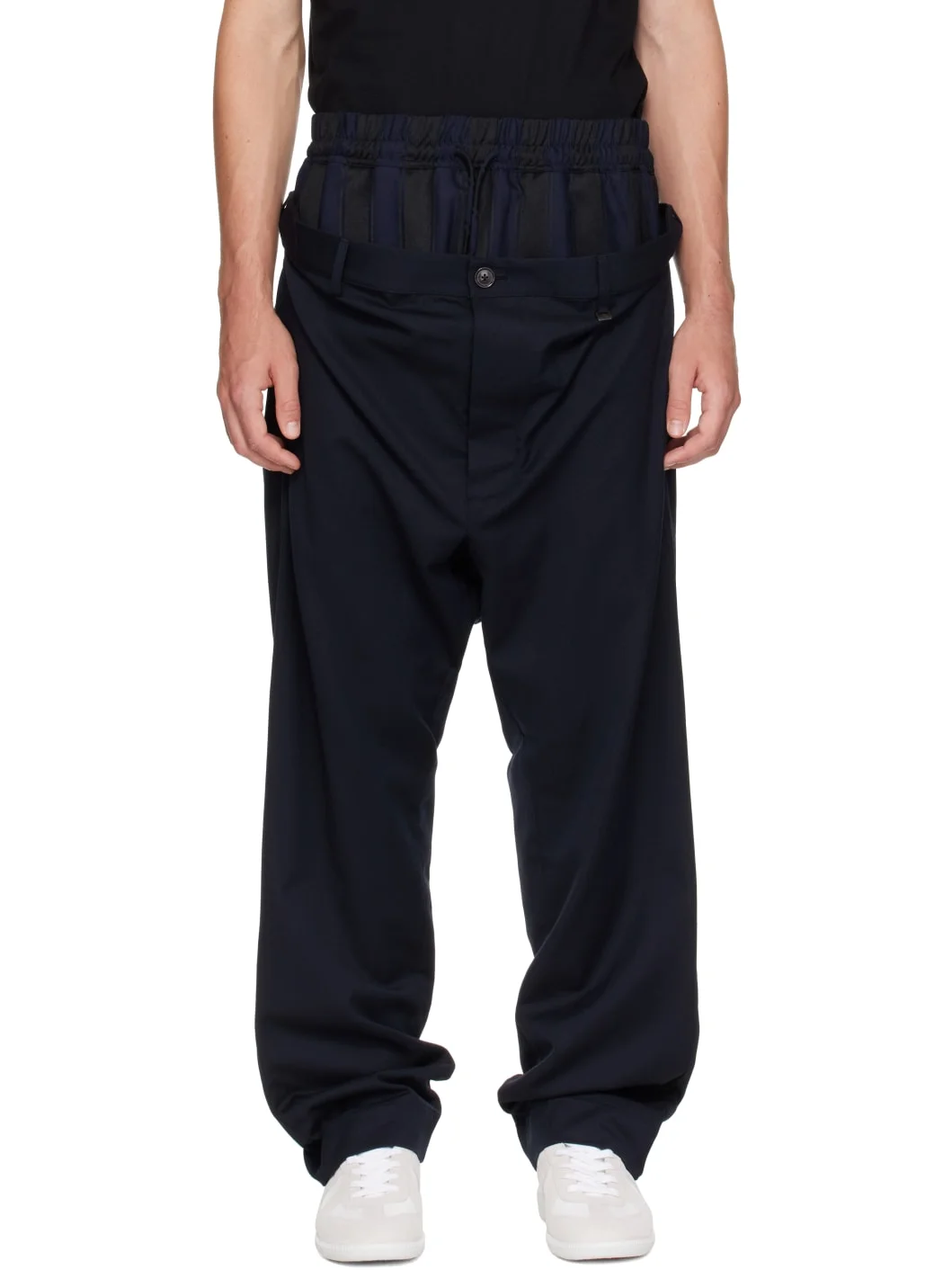 Navy Builder Trousers - 1
