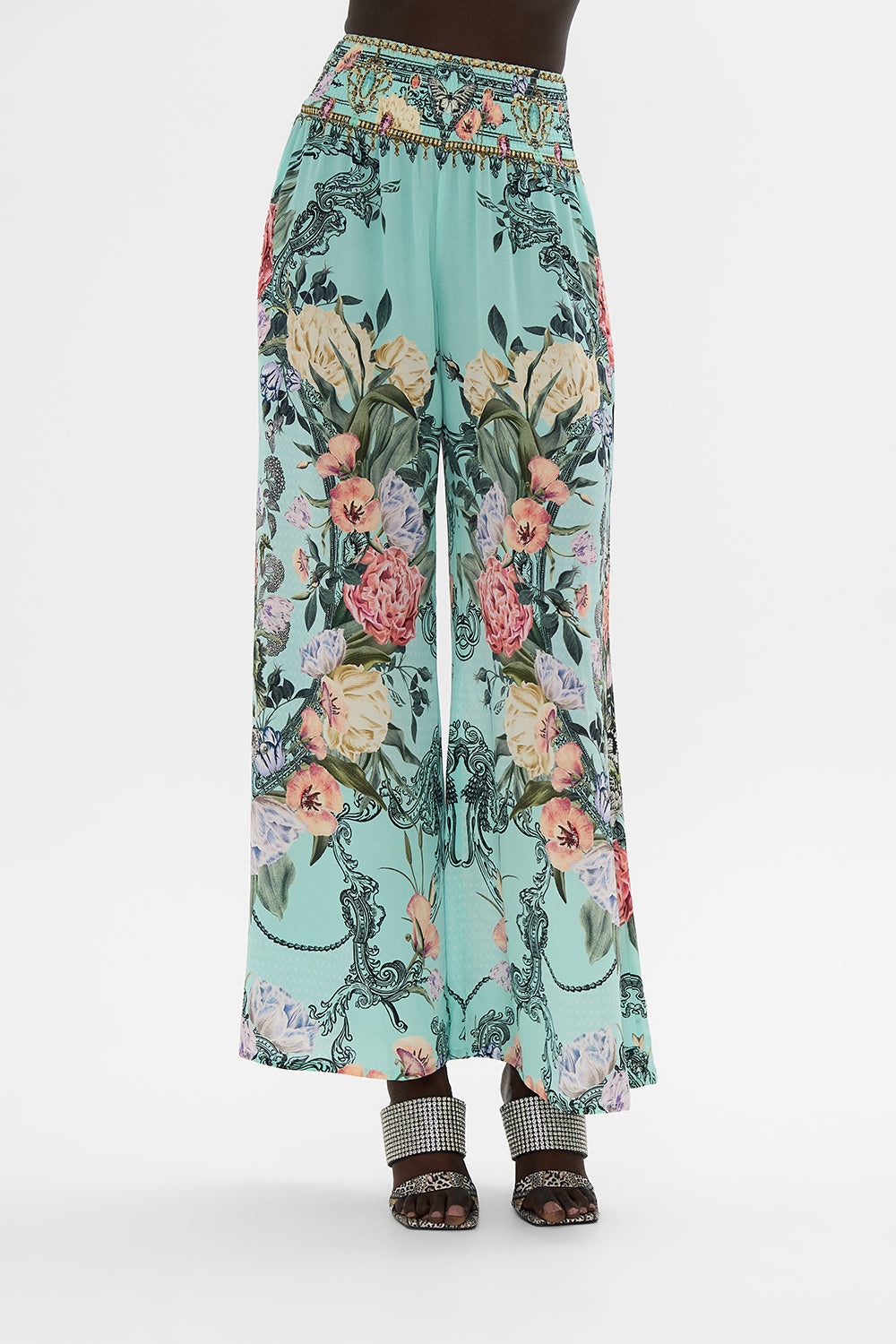 SHIRRED WAIST PANT - 6