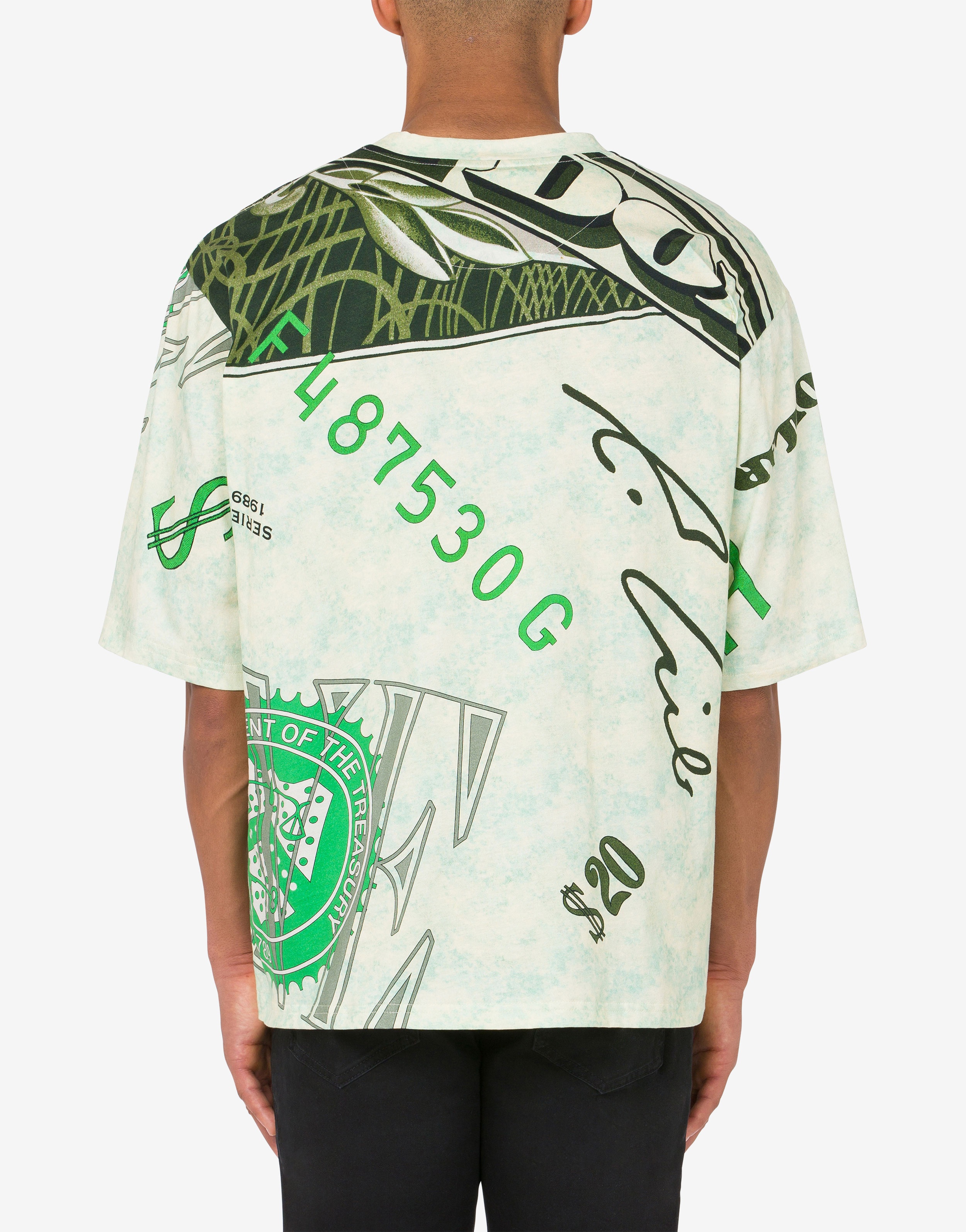 DOLLAR PRINT JERSEY T-SHIRT - 3