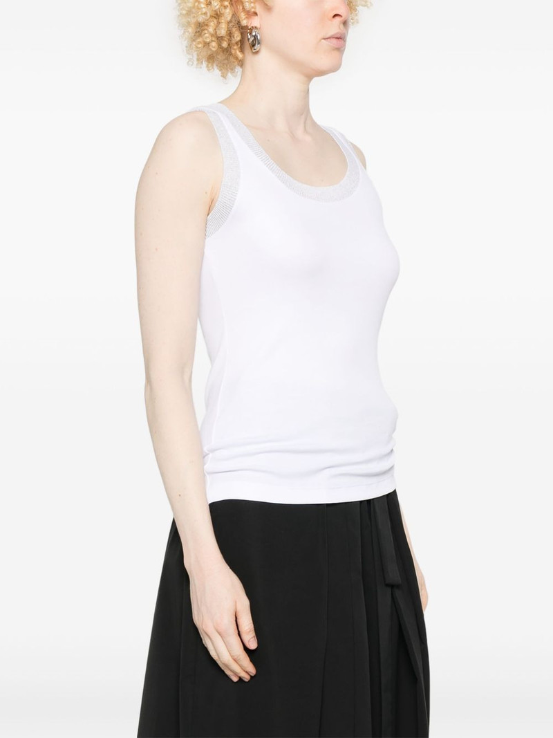 lurex-trim tank top 3