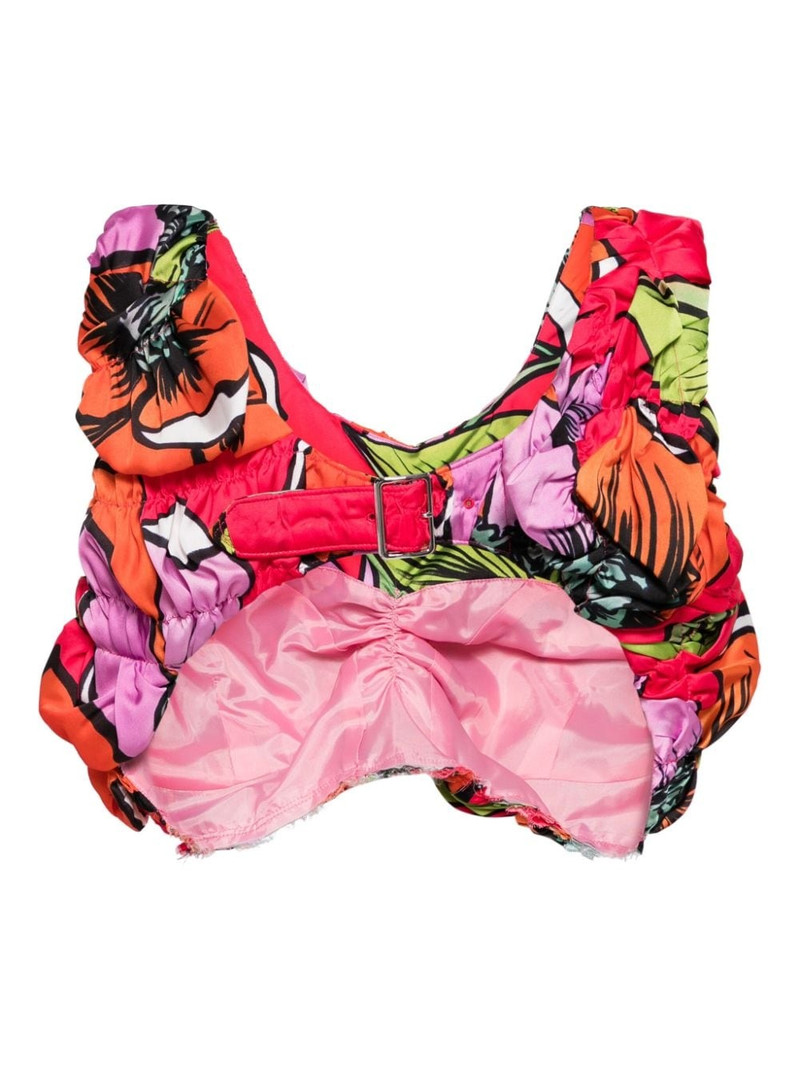 Comme Des Garçons sleeveless cropped top outlook